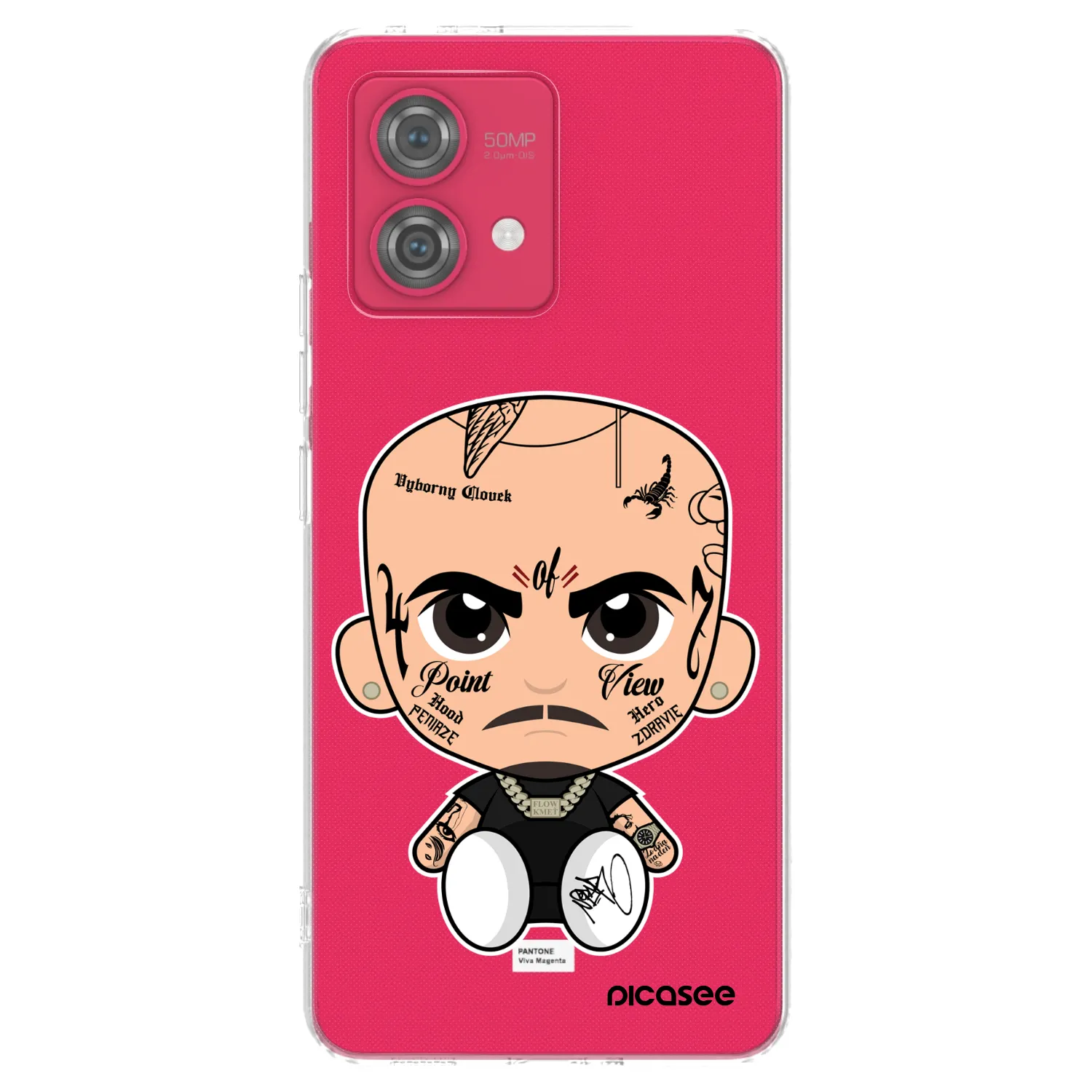 Silikónový prehľadný obal pre Motorola Moto G84 5G - Separ