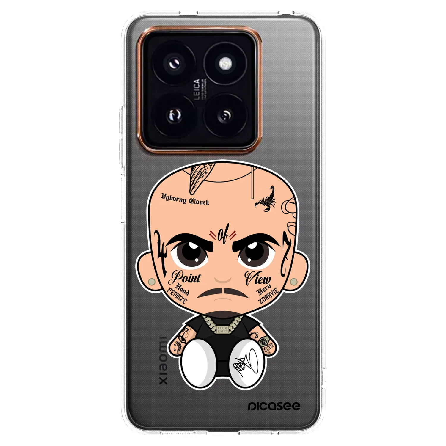 Silikónový prehľadný obal pre Xiaomi 14 Pro - Separ