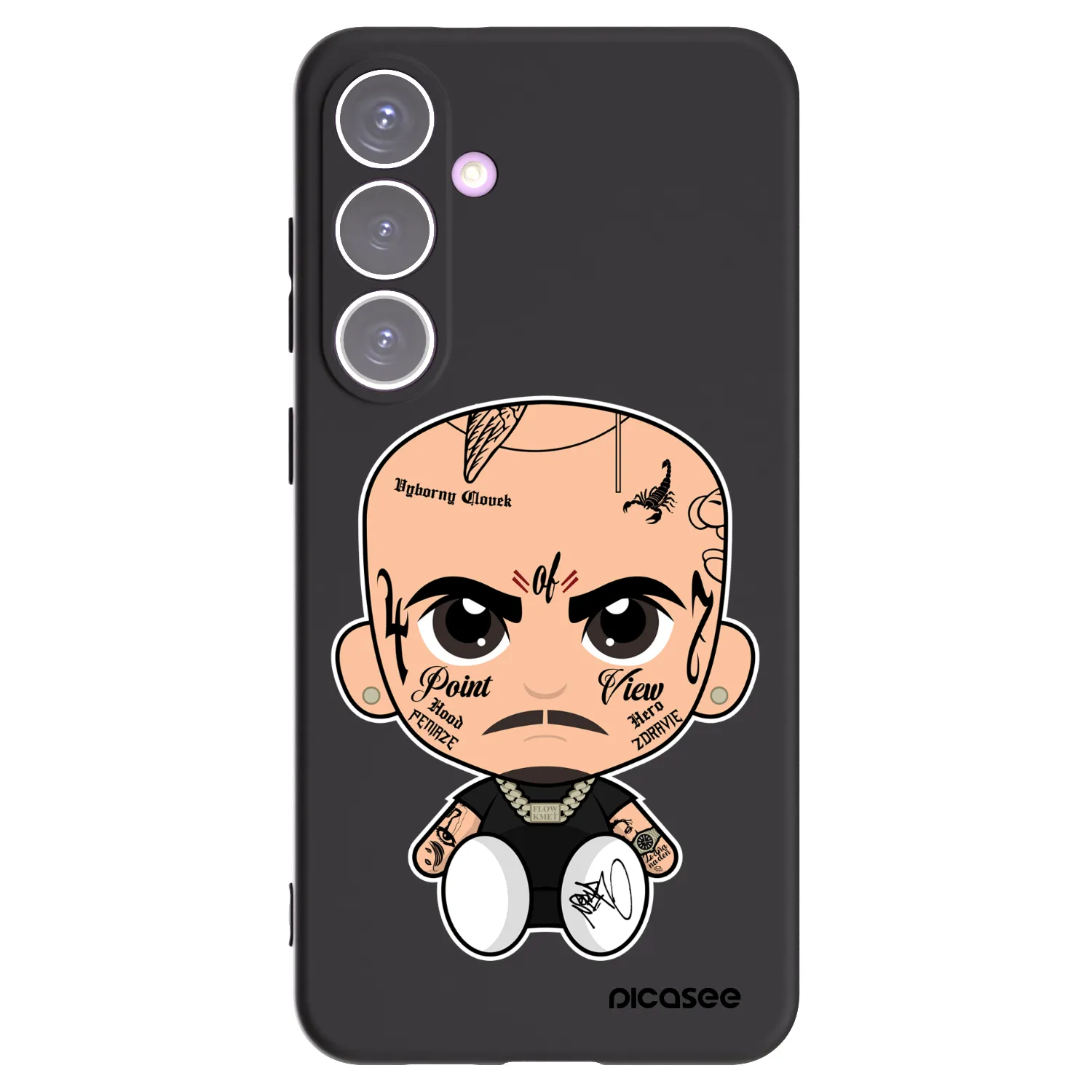 Picasee silikónový čierny obal pre Samsung Galaxy S24+ S926B 5G - Separ