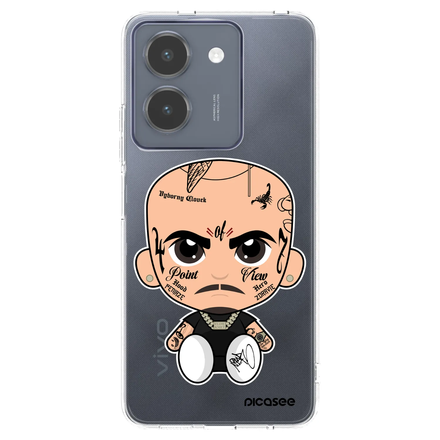 Picasee silikónový prehľadný obal pre Vivo Y36 4G - Separ