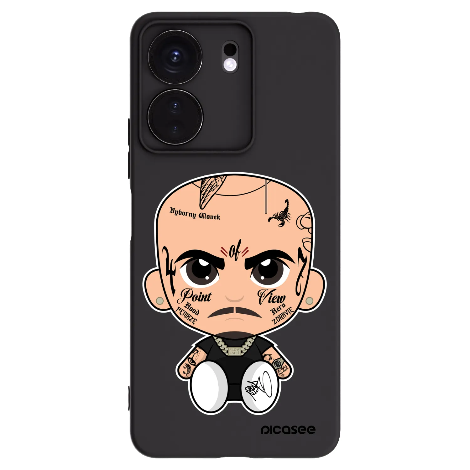 Silikónový čierny obal pre Xiaomi Redmi 13C 4G - Separ