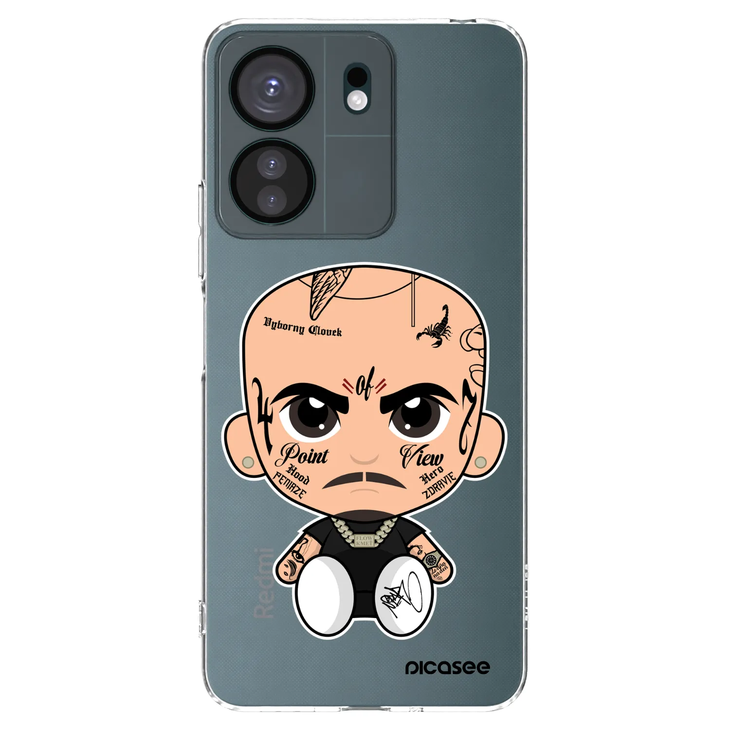 Picasee silikónový prehľadný obal pre Xiaomi Redmi 13C 4G - Separ