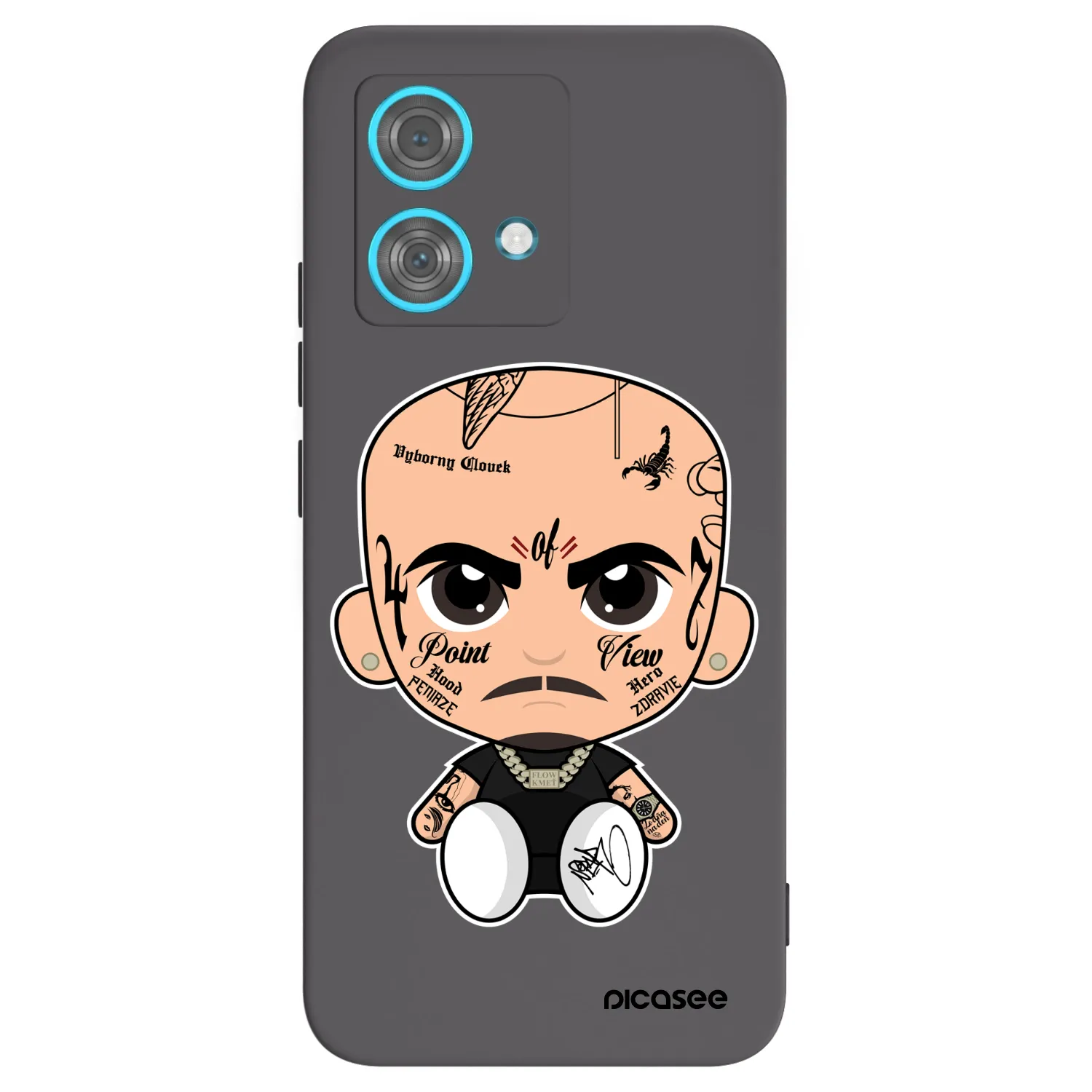 Silikónový čierny obal pre Motorola Edge 40 Neo - Separ