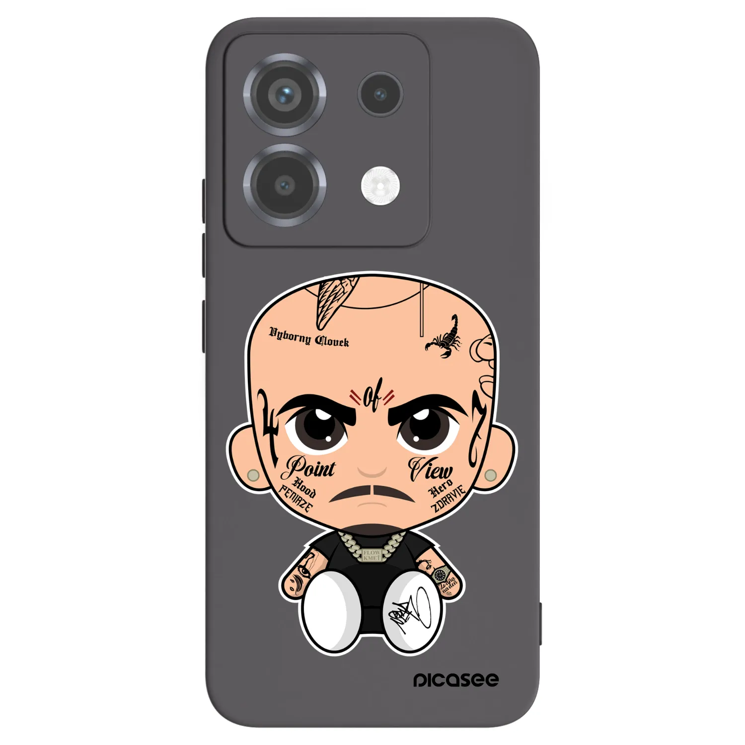 Picasee silikónový čierny obal pre Xiaomi Poco X6 - Separ
