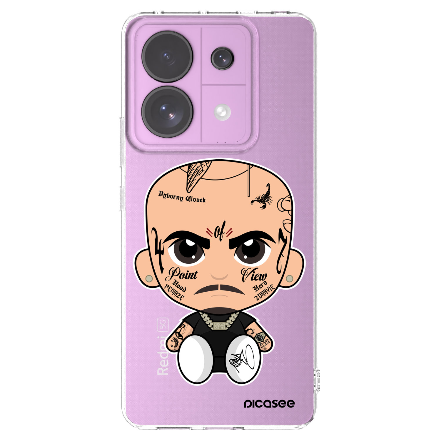Silikónový prehľadný obal pre Xiaomi Redmi Note 13 Pro 5G - Separ