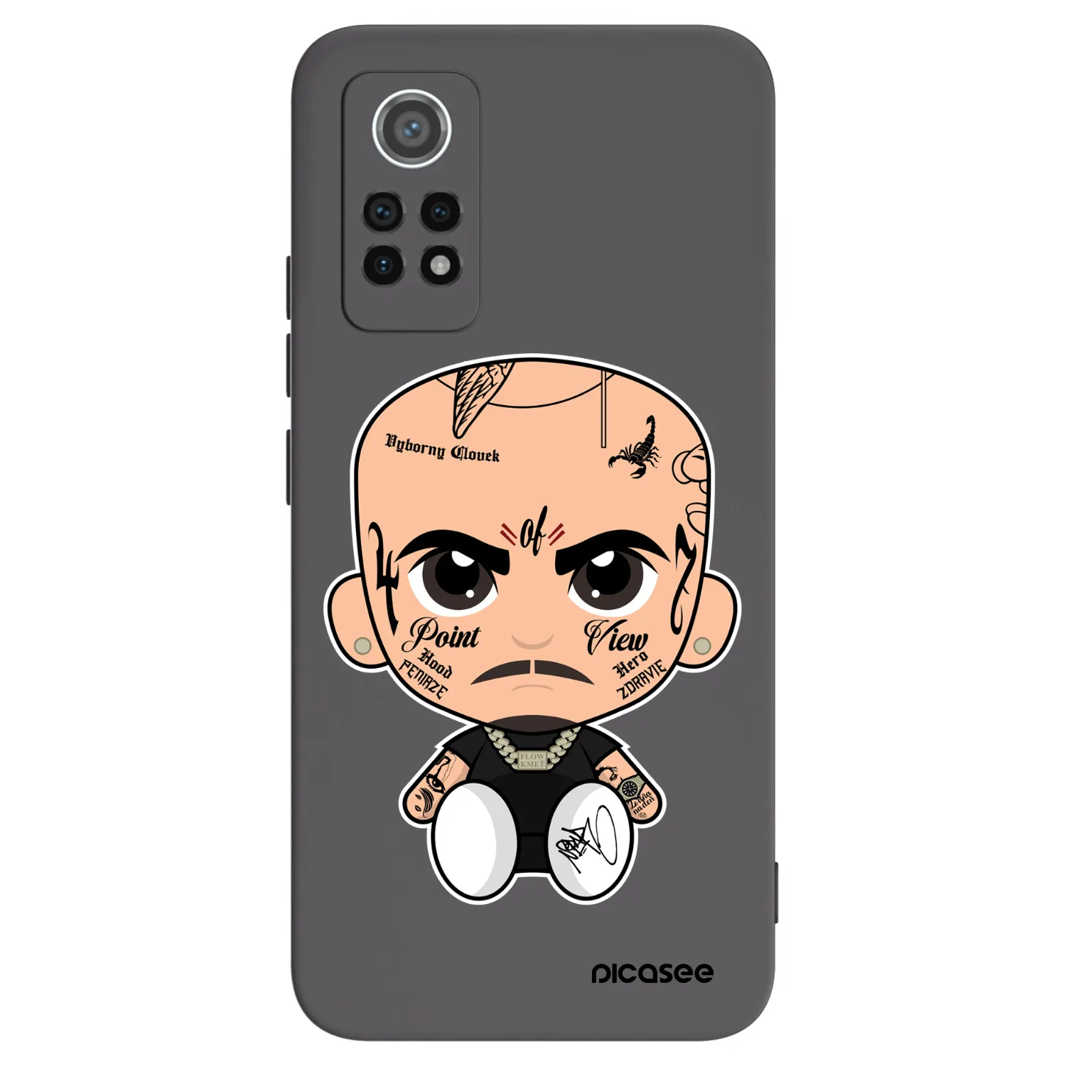 Picasee silikónový čierny obal pre Xiaomi Redmi Note 12 Pro 4G - Separ
