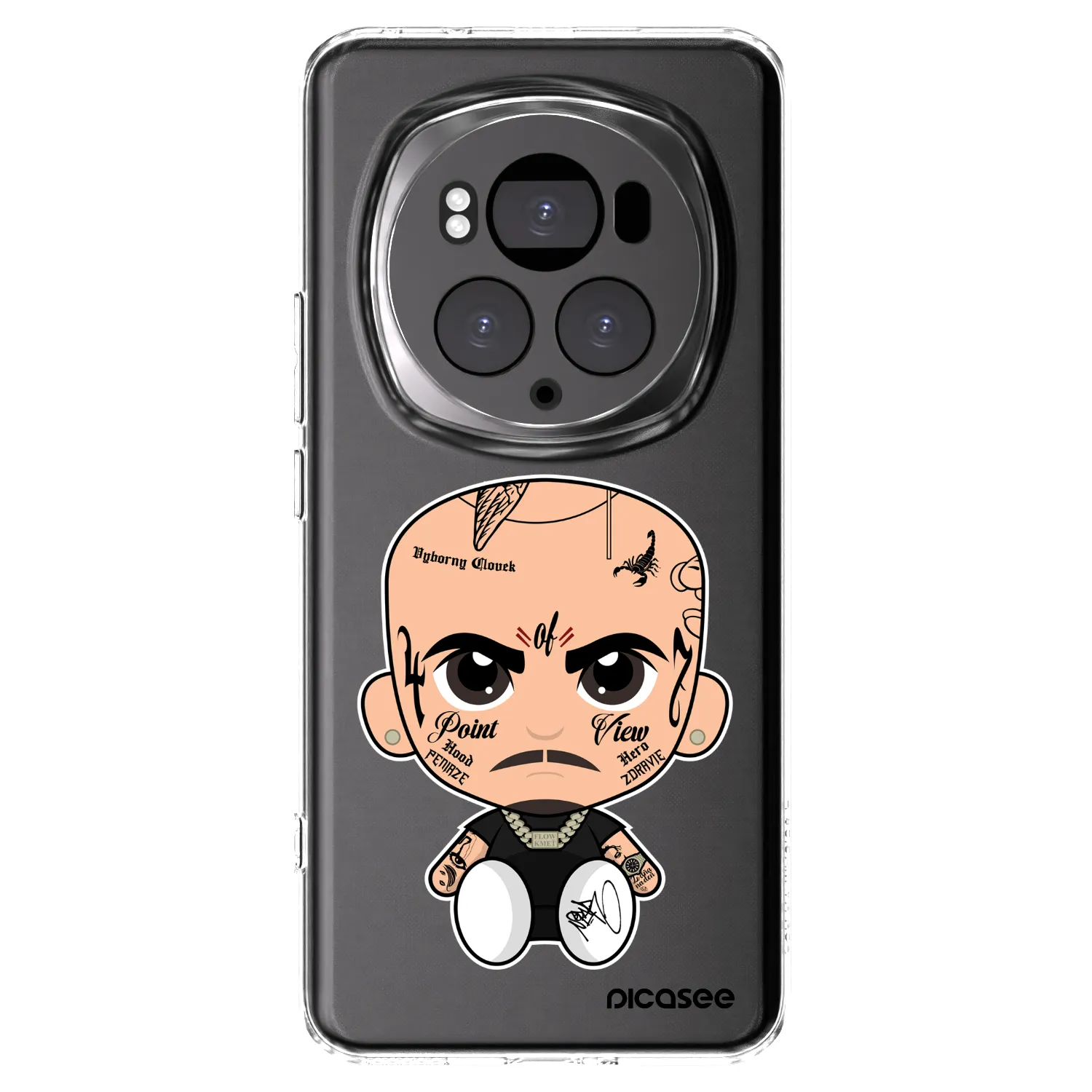 Picasee silikónový prehľadný obal pre Honor Magic6 Pro - Separ