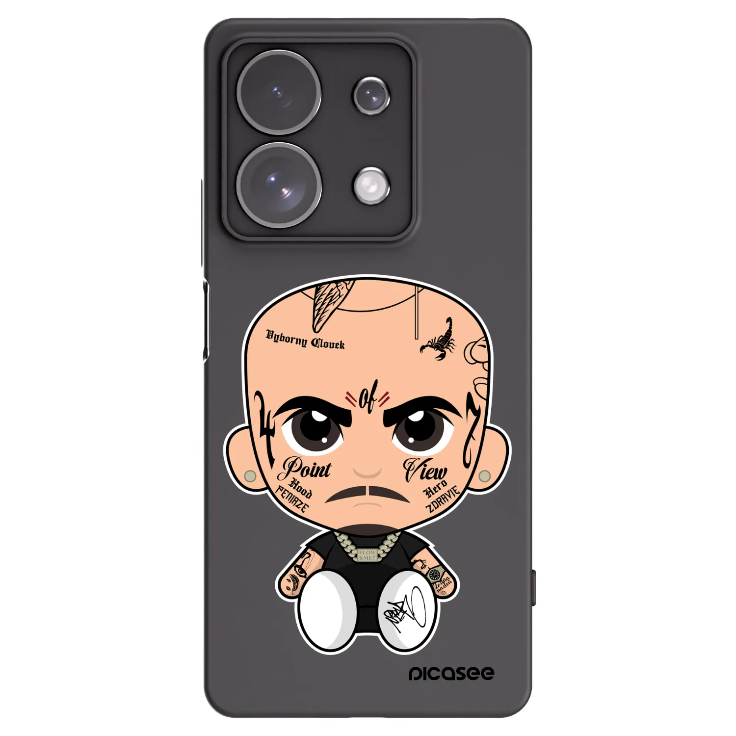 Silikónový čierny obal pre Xiaomi Redmi Note 13 Pro 4G - Separ