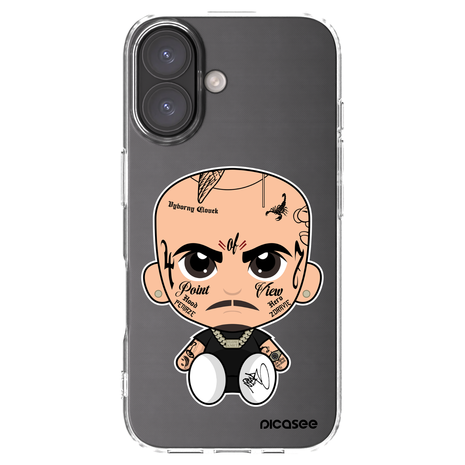 Picasee silikónový prehľadný obal pre Apple iPhone 16 - Separ
