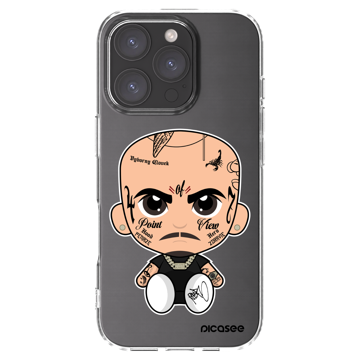 Picasee silikónový prehľadný obal pre Apple iPhone 16 Pro - Separ