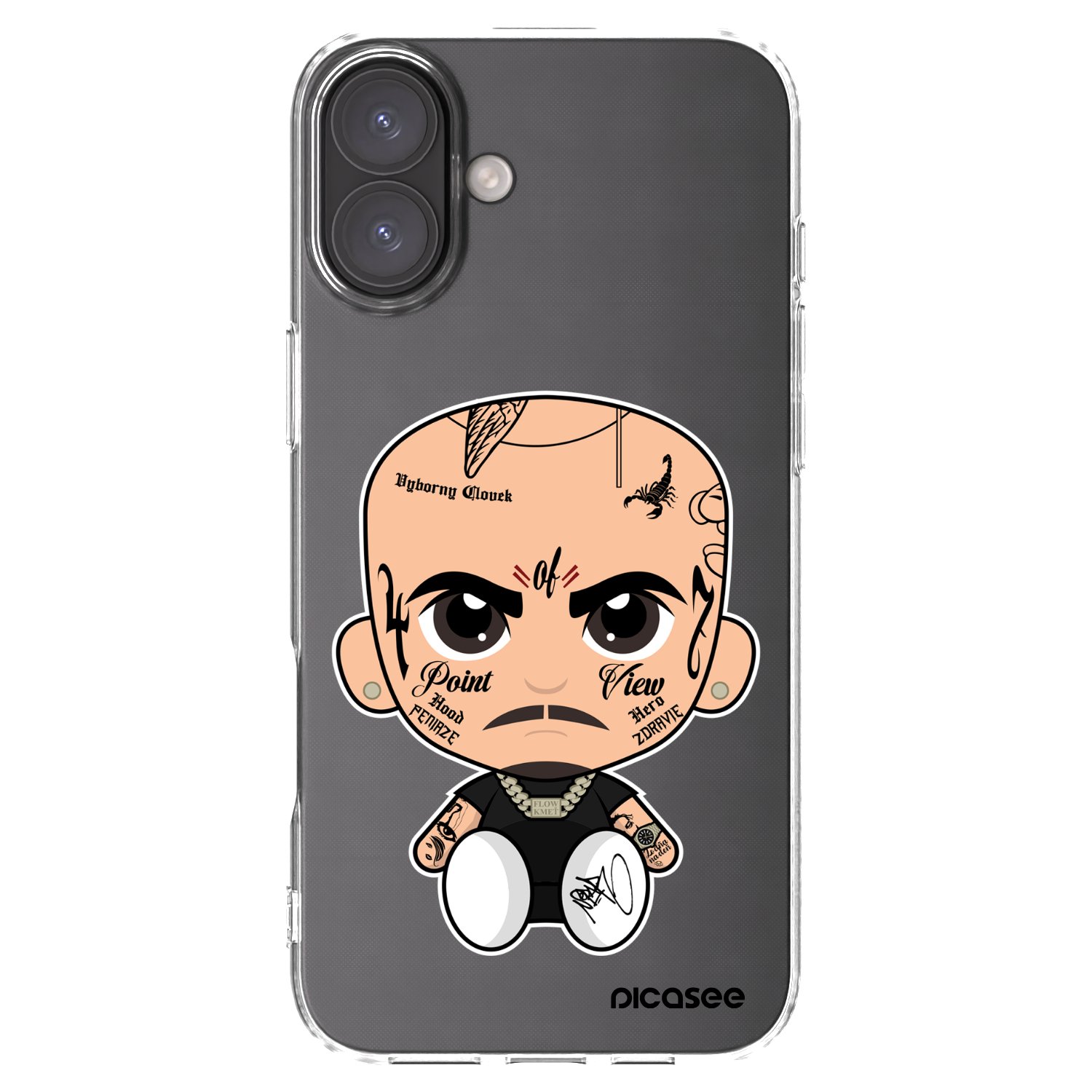 Picasee silikónový prehľadný obal pre Apple iPhone 16 Plus - Separ