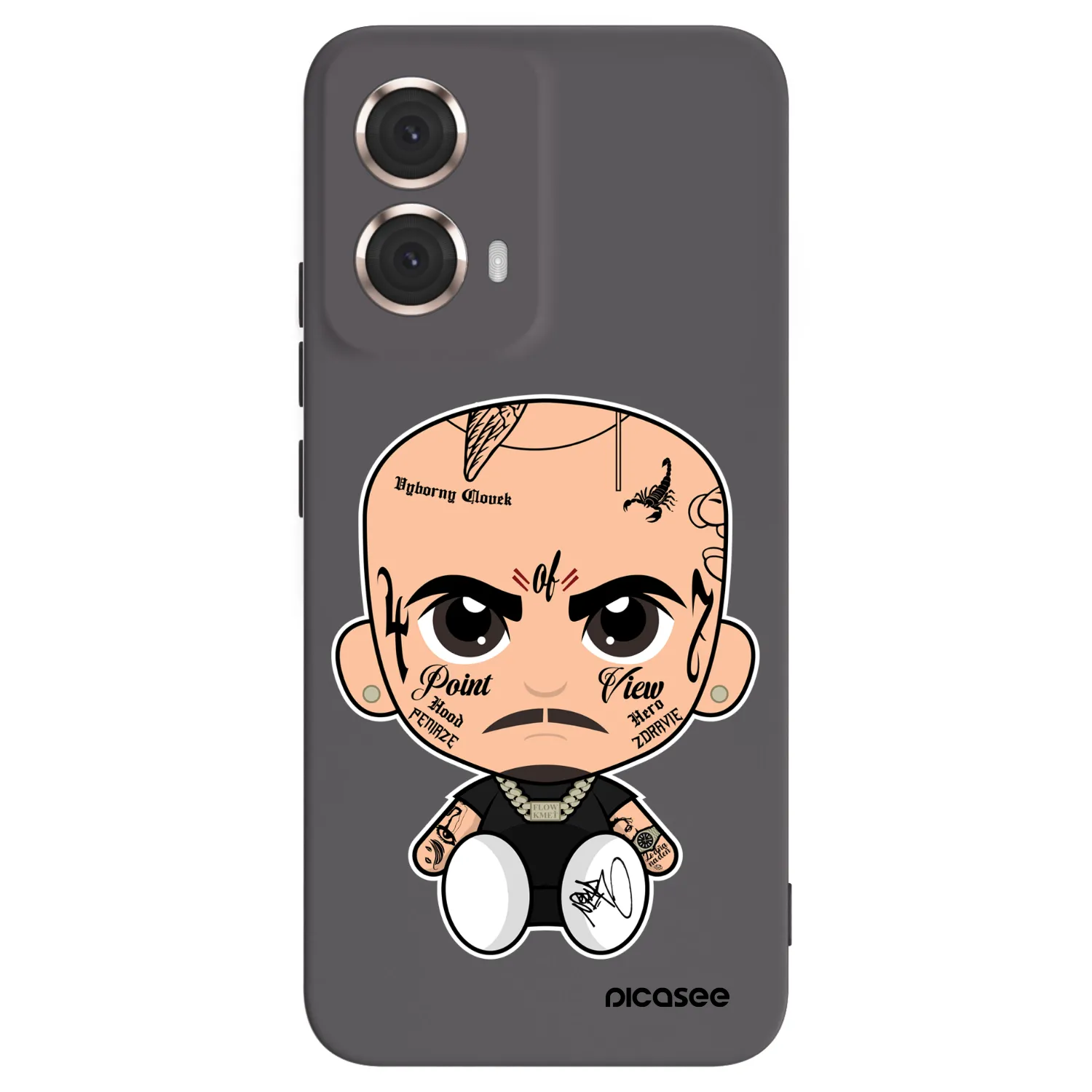 Silikónový čierny obal pre Motorola Moto G85 - Separ