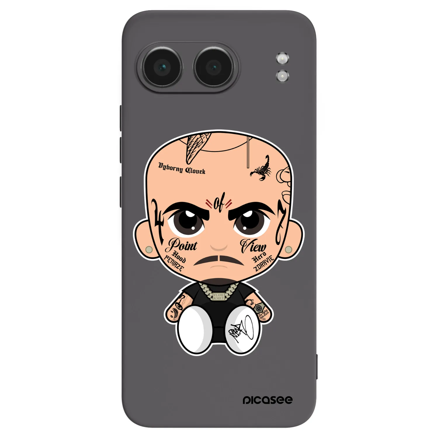 Picasee silikónový čierny obal pre OnePlus Nord 4 - Separ