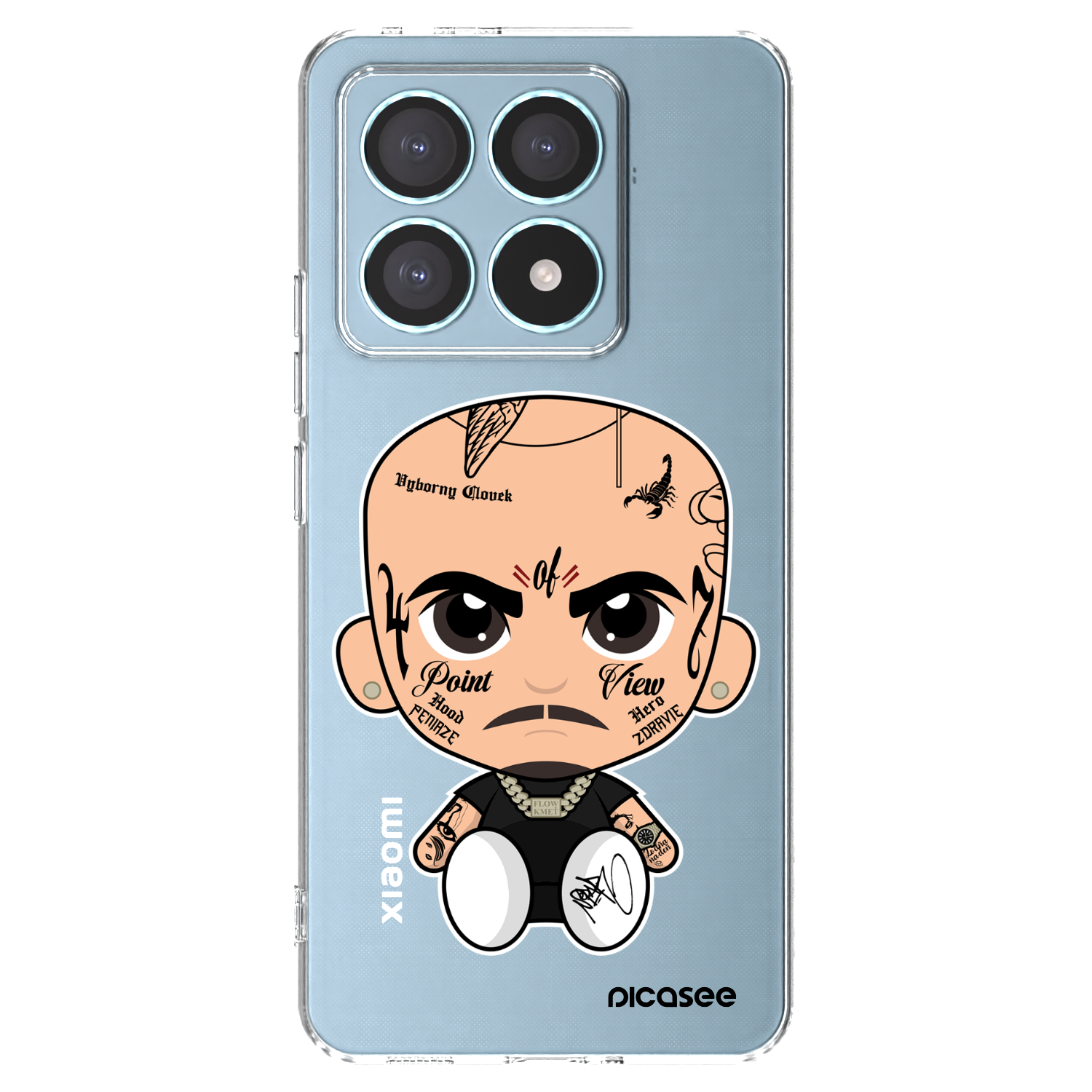 Picasee silikónový prehľadný obal pre Xiaomi 14T Pro - Separ