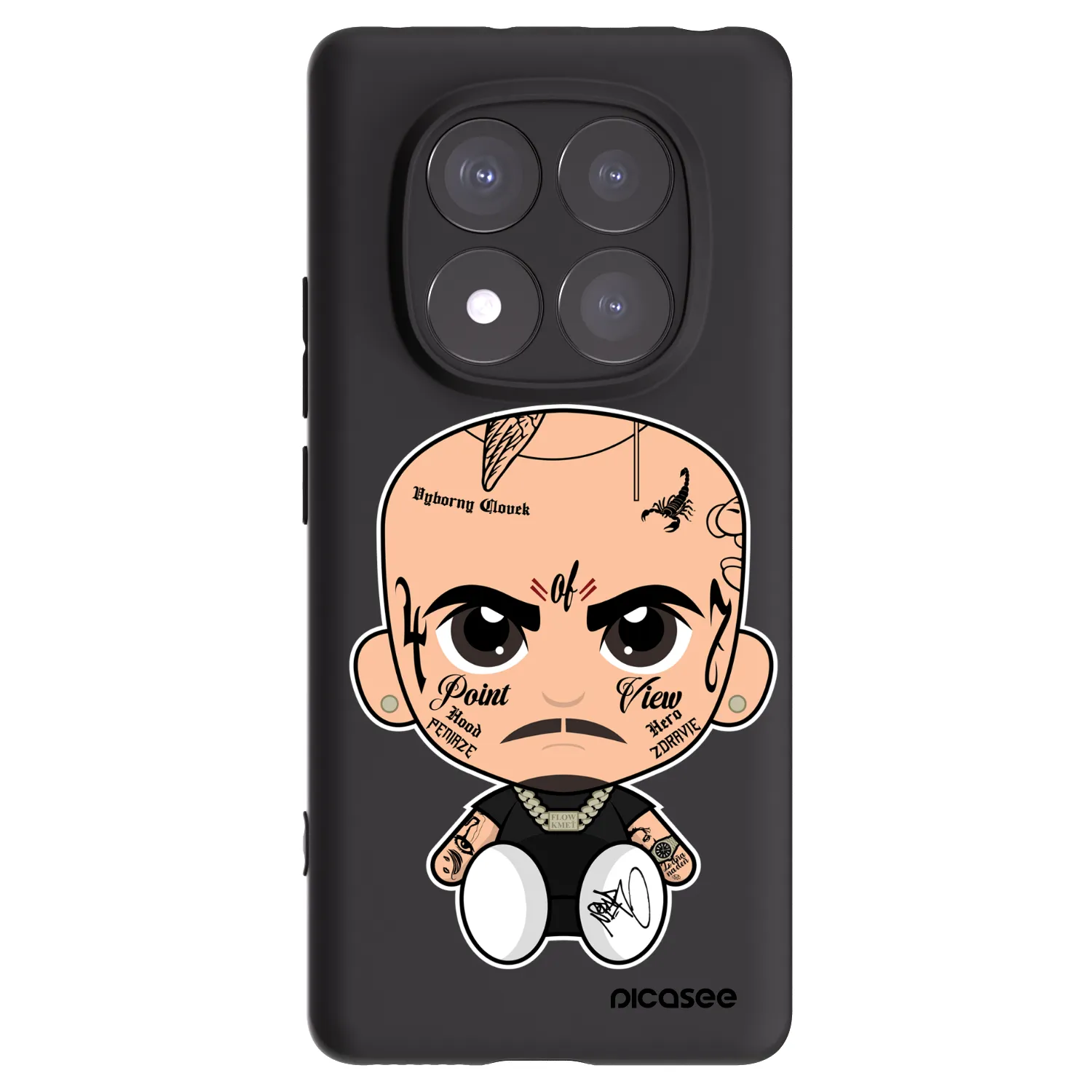Silikónový čierny obal pre Xiaomi Redmi Note 14 Pro 5G - Separ
