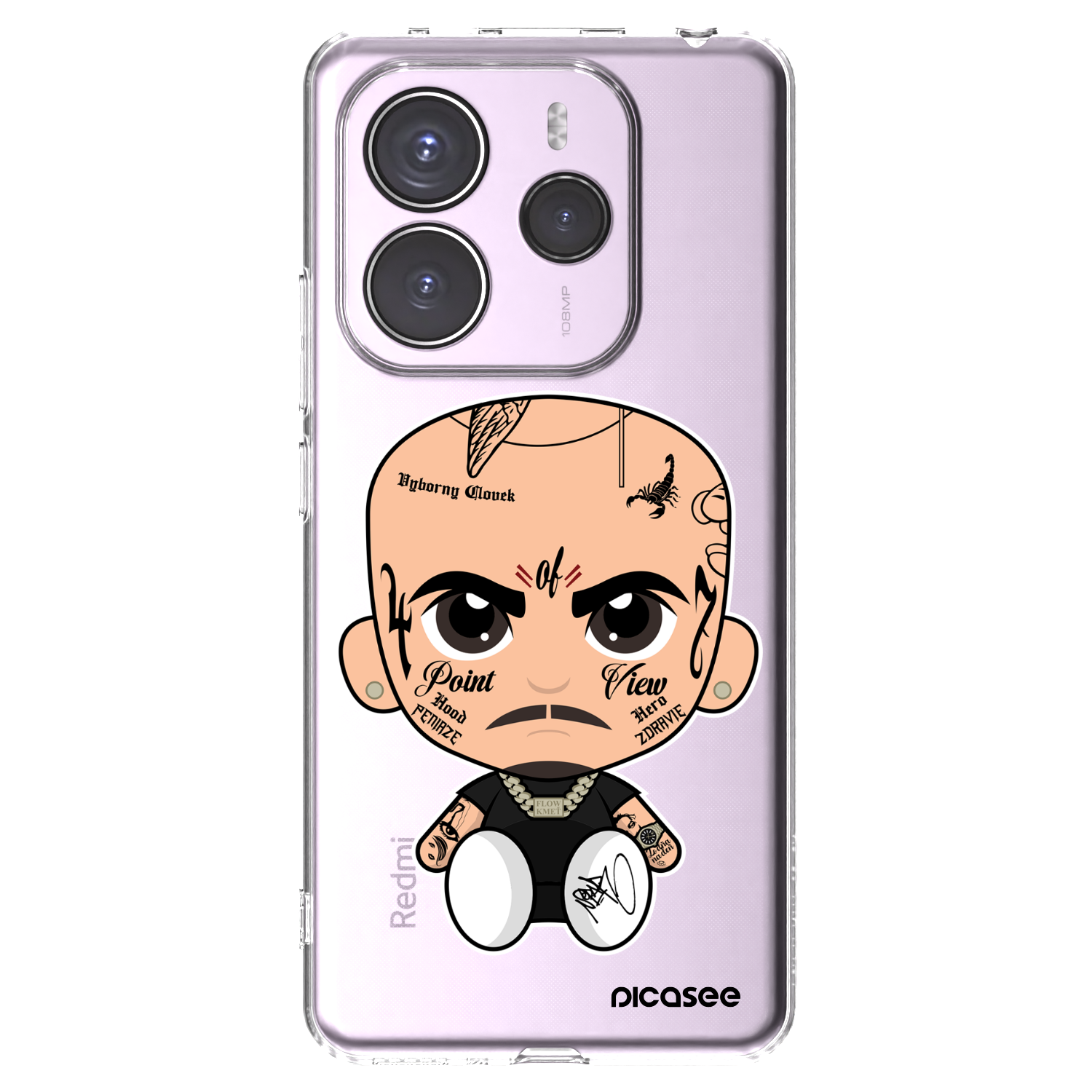 Silikónový prehľadný obal pre Xiaomi Redmi Note 14 5G - Separ