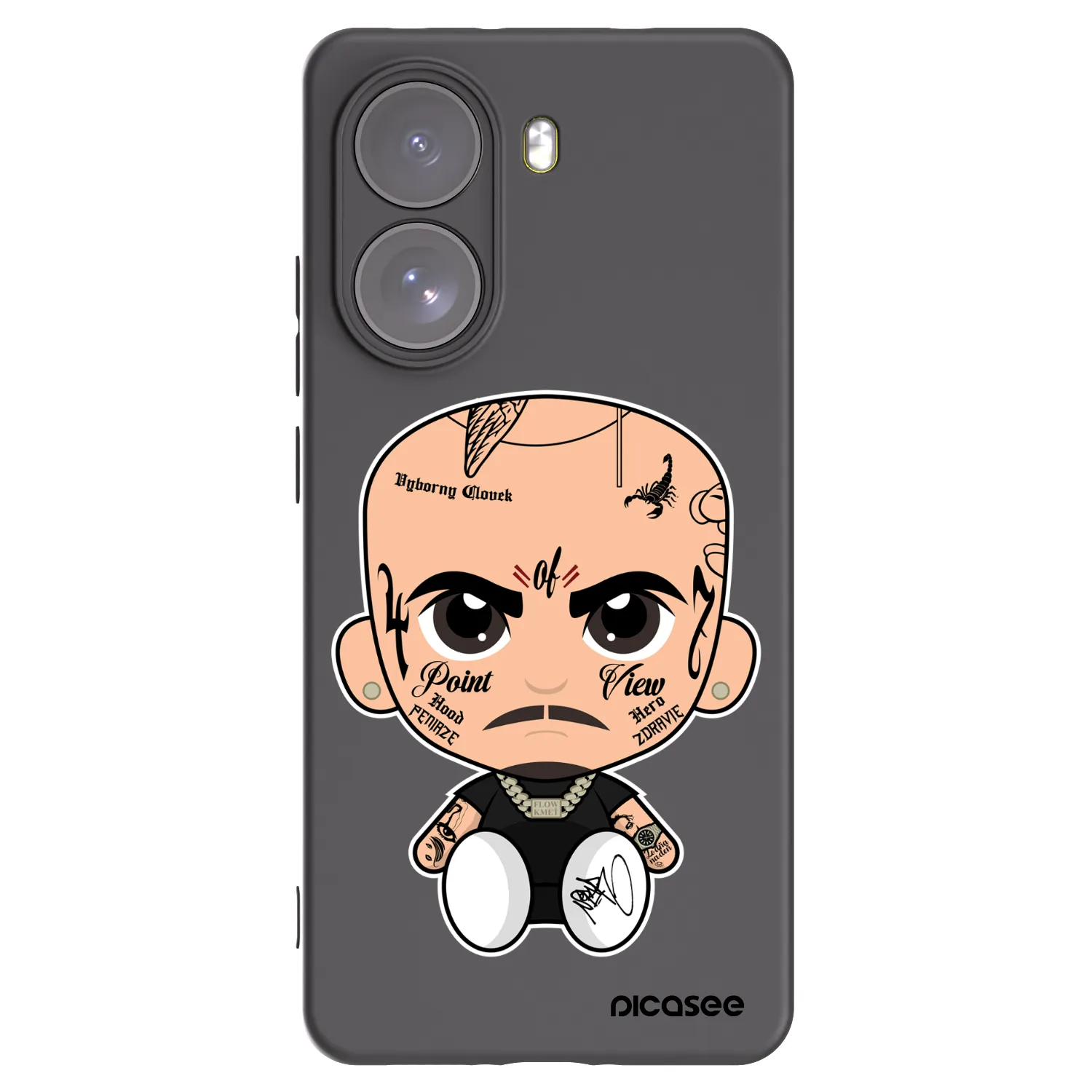 Picasee silikónový čierny obal pre Xiaomi Poco X7 - Separ