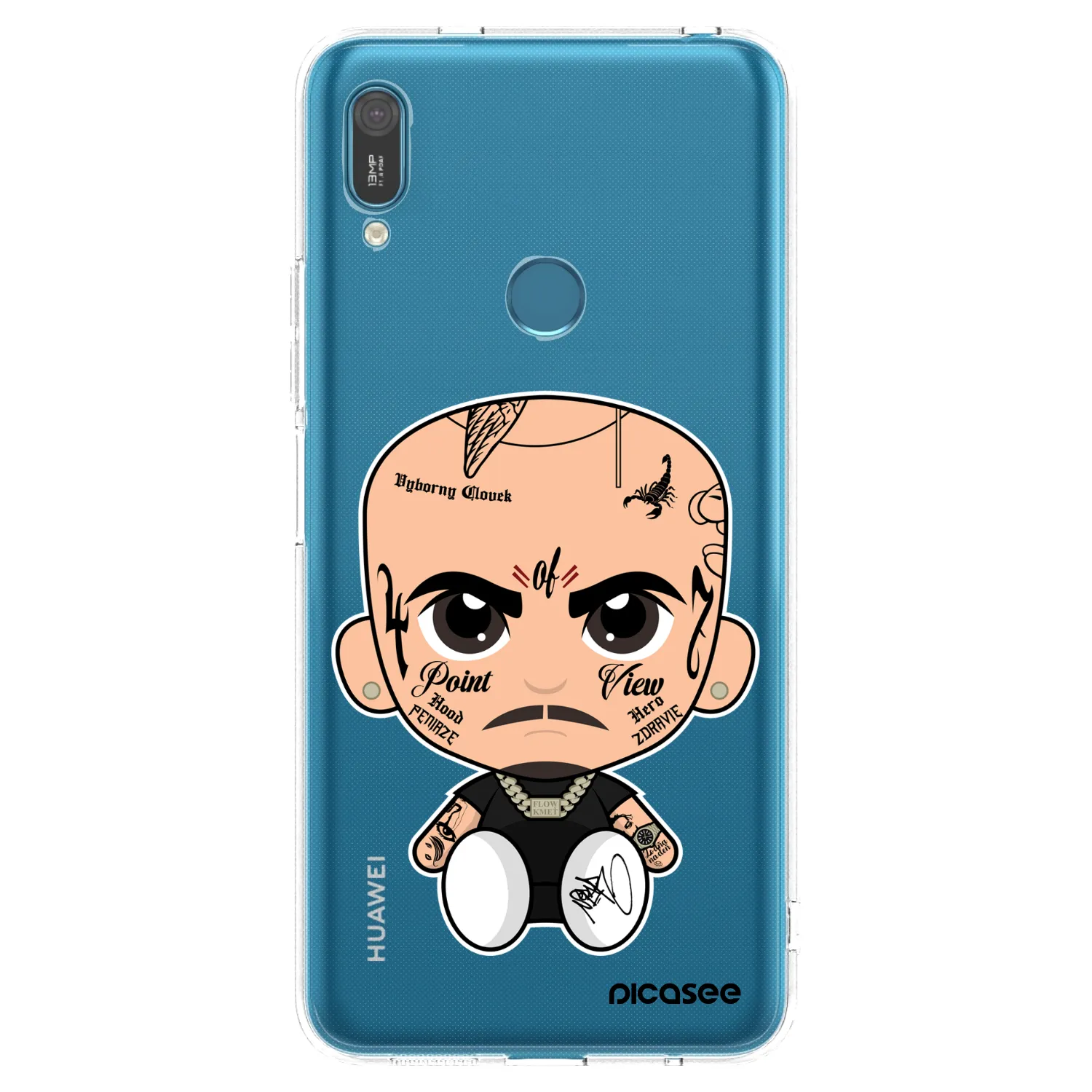 Picasee silikónový prehľadný obal pre Huawei Y7 2019 - Separ