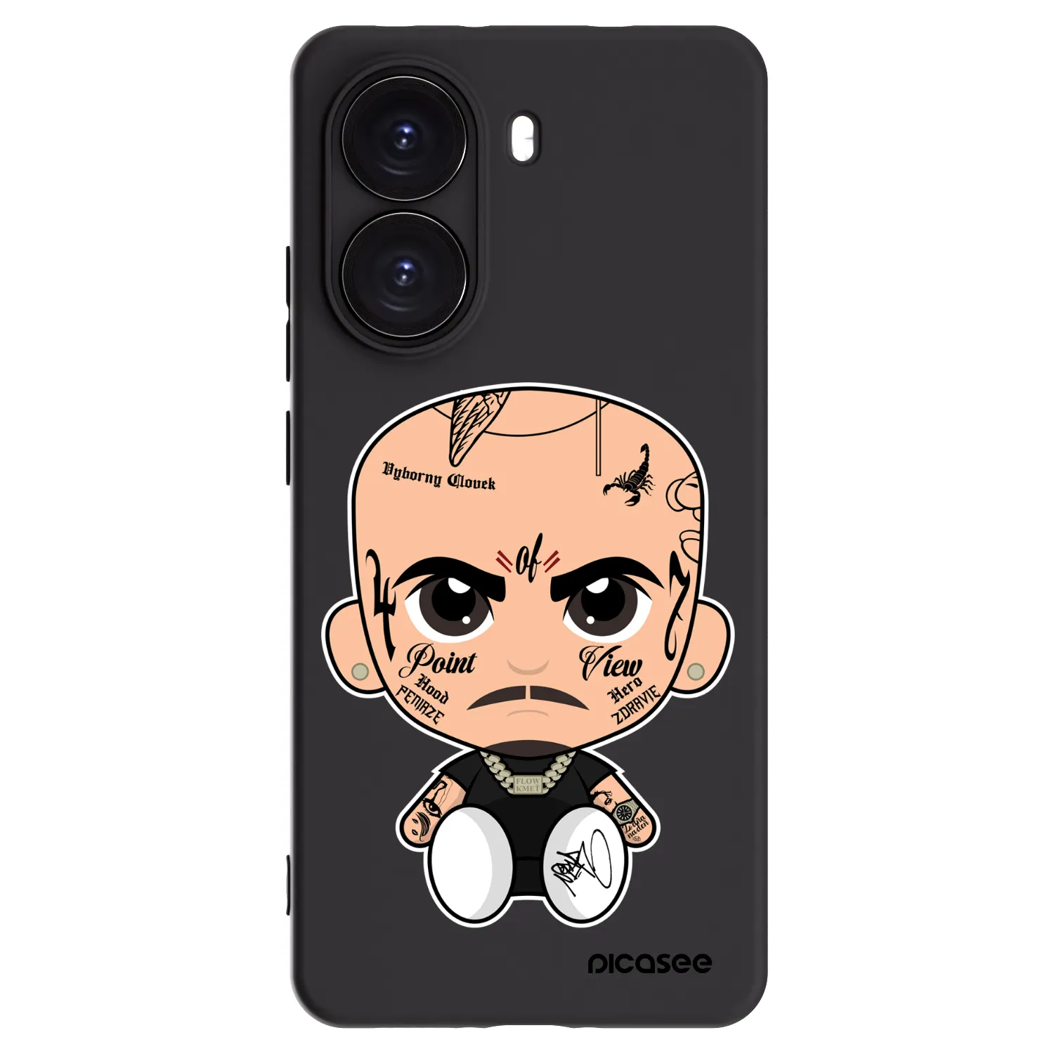 Picasee silikónový čierny obal pre Xiaomi Poco X7 Pro 5G - Separ