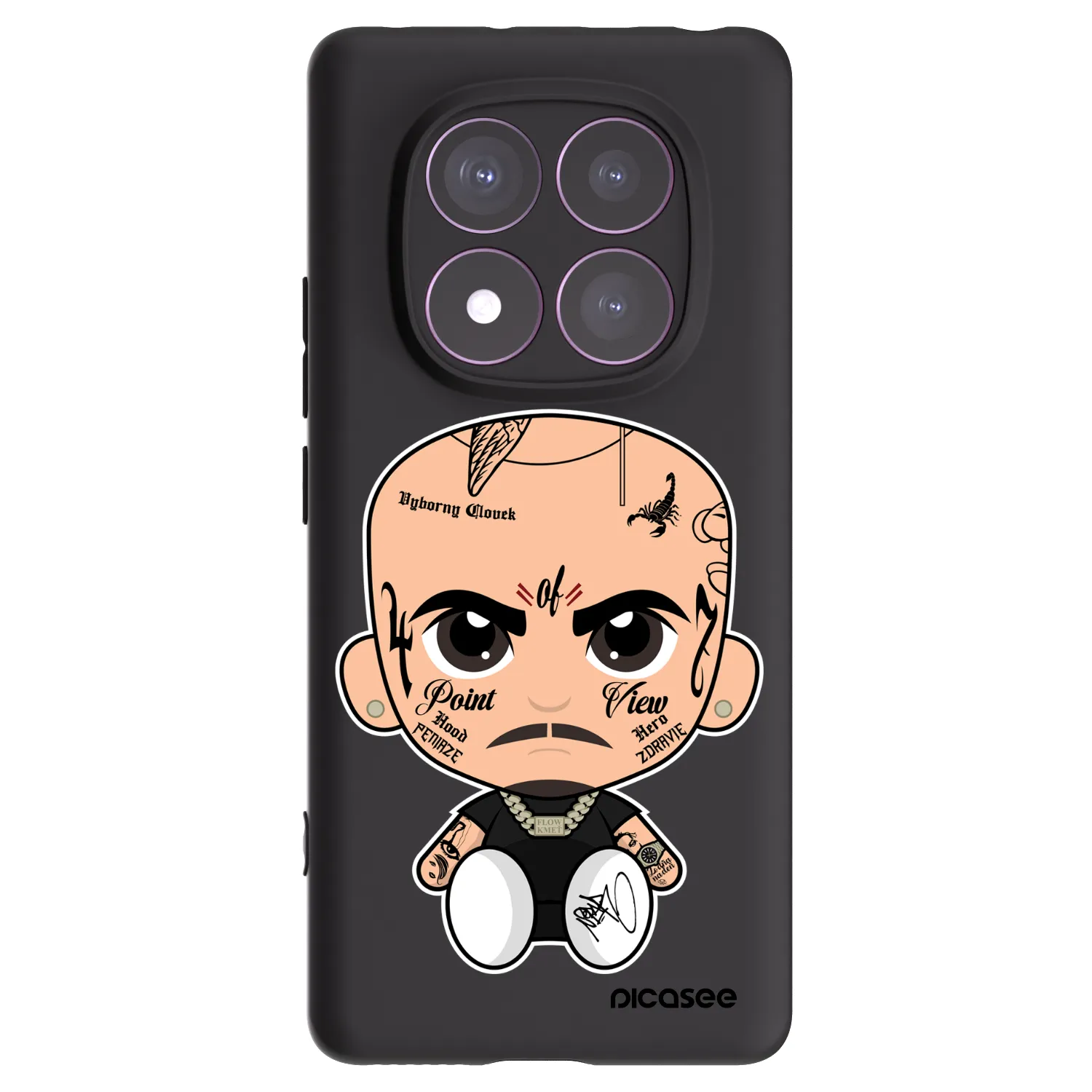 Silikónový čierny obal pre Xiaomi Redmi Note 14 Pro 4G - Separ