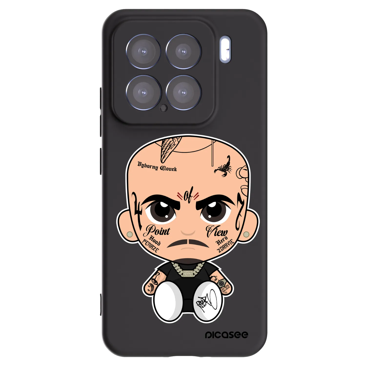 Silikónový čierny obal pre Xiaomi 15 - Separ