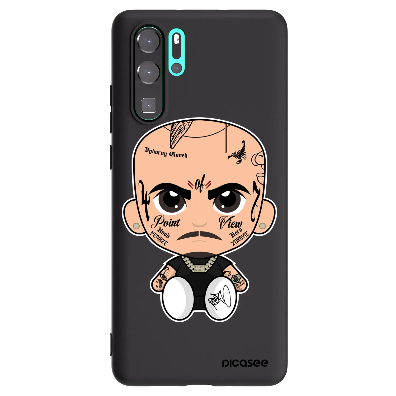Picasee silikónový čierny obal pre Huawei P30 Pro - Separ