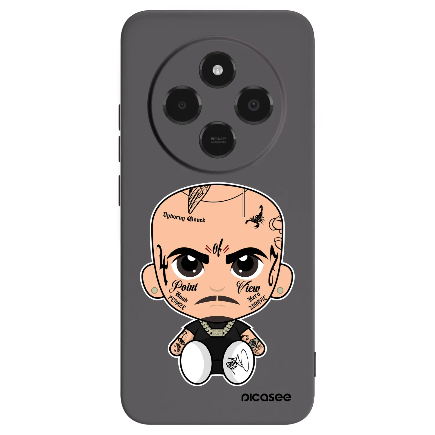 Picasee silikónový čierny obal pre Xiaomi Poco C75 - Separ