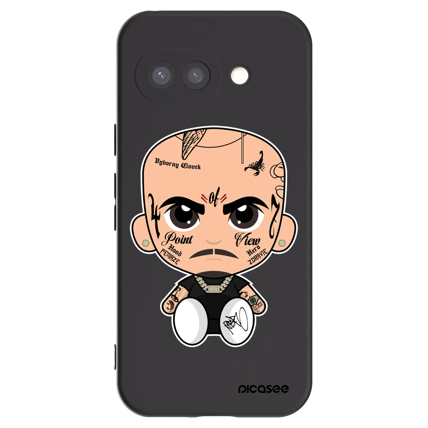 Picasee silikónový čierny obal pre Google Pixel 9a - Separ