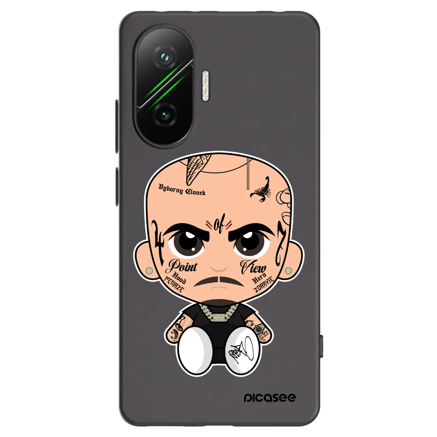 Silikónový čierny obal pre Xiaomi Poco F7 Pro 5G - Separ