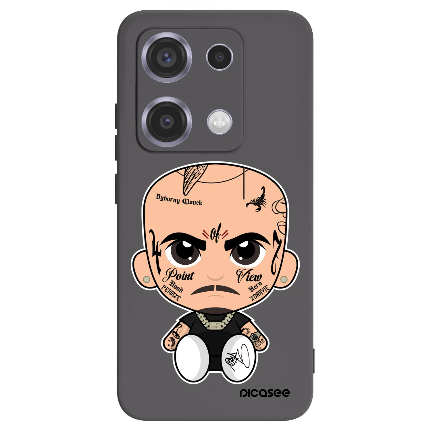 Picasee silikónový čierny obal pre Xiaomi Redmi Note 14S - Separ