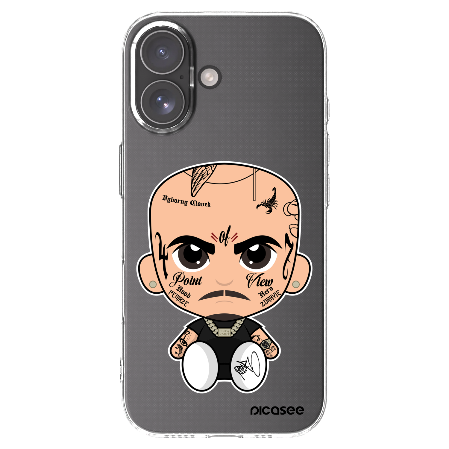 Picasee silikónový prehľadný obal pre Apple iPhone 17 - Separ