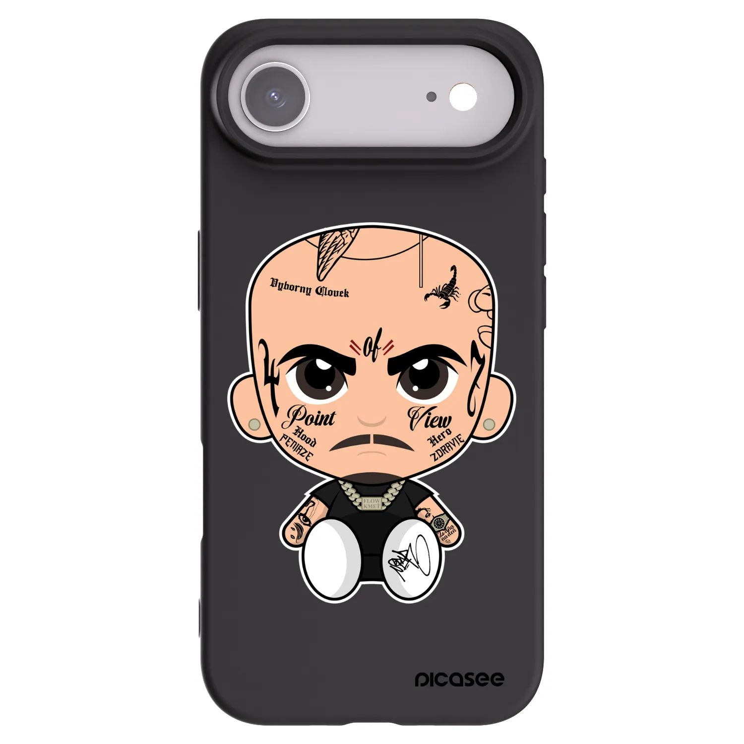 Picasee silikónový čierny obal pre Apple iPhone Air - Separ