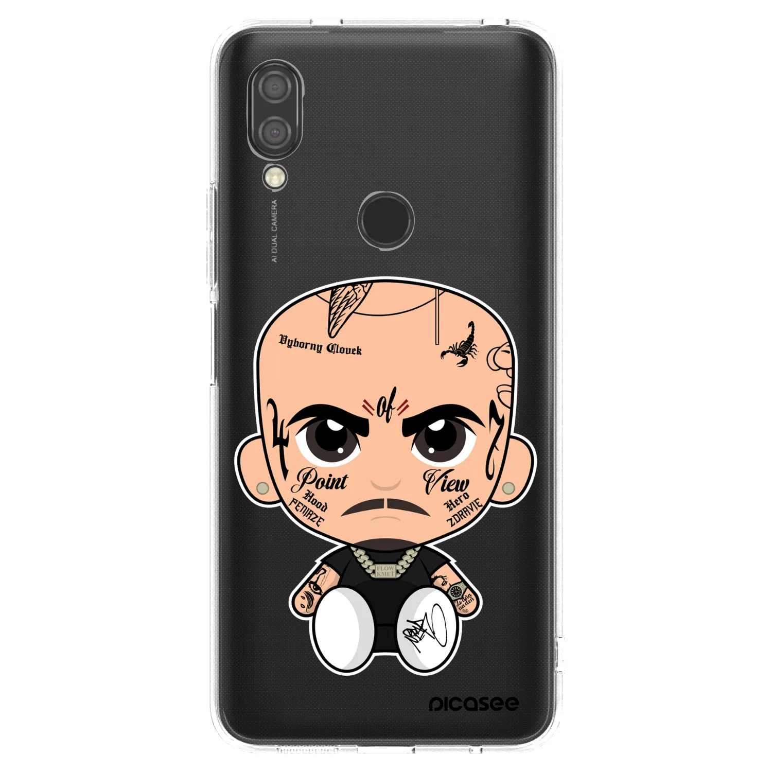 Picasee silikónový prehľadný obal pre Xiaomi Redmi 7 - Separ