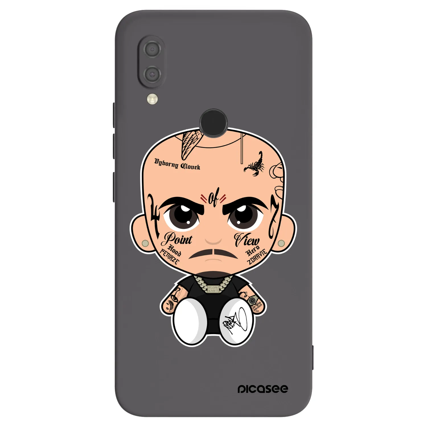Picasee silikónový čierny obal pre Xiaomi Redmi 7 - Separ
