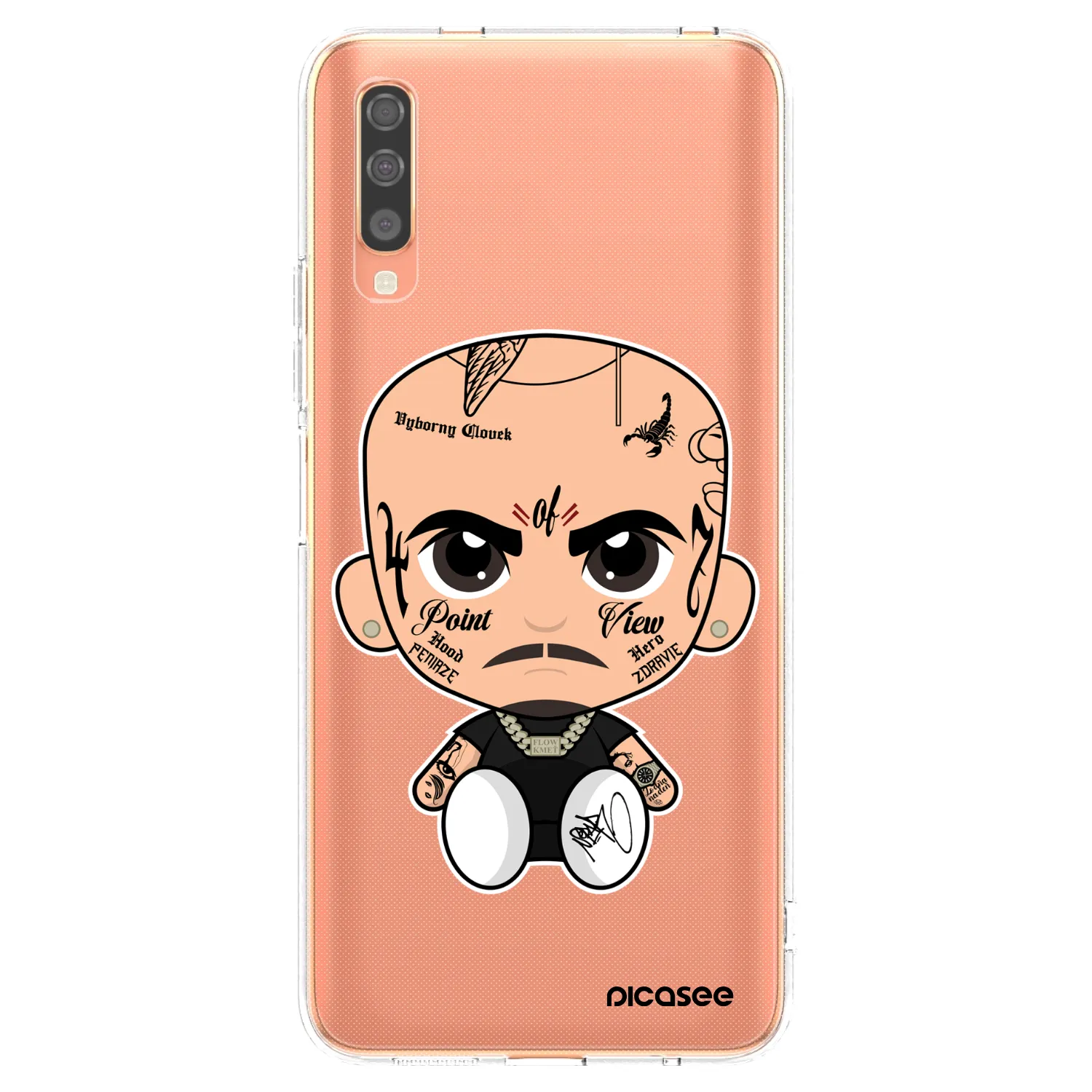 Picasee silikónový prehľadný obal pre Samsung Galaxy A70 A705F - Separ