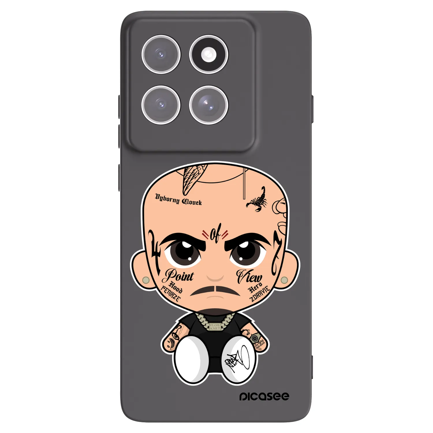 Picasee silikónový čierny obal pre Motorola Edge 60 Pro - Separ