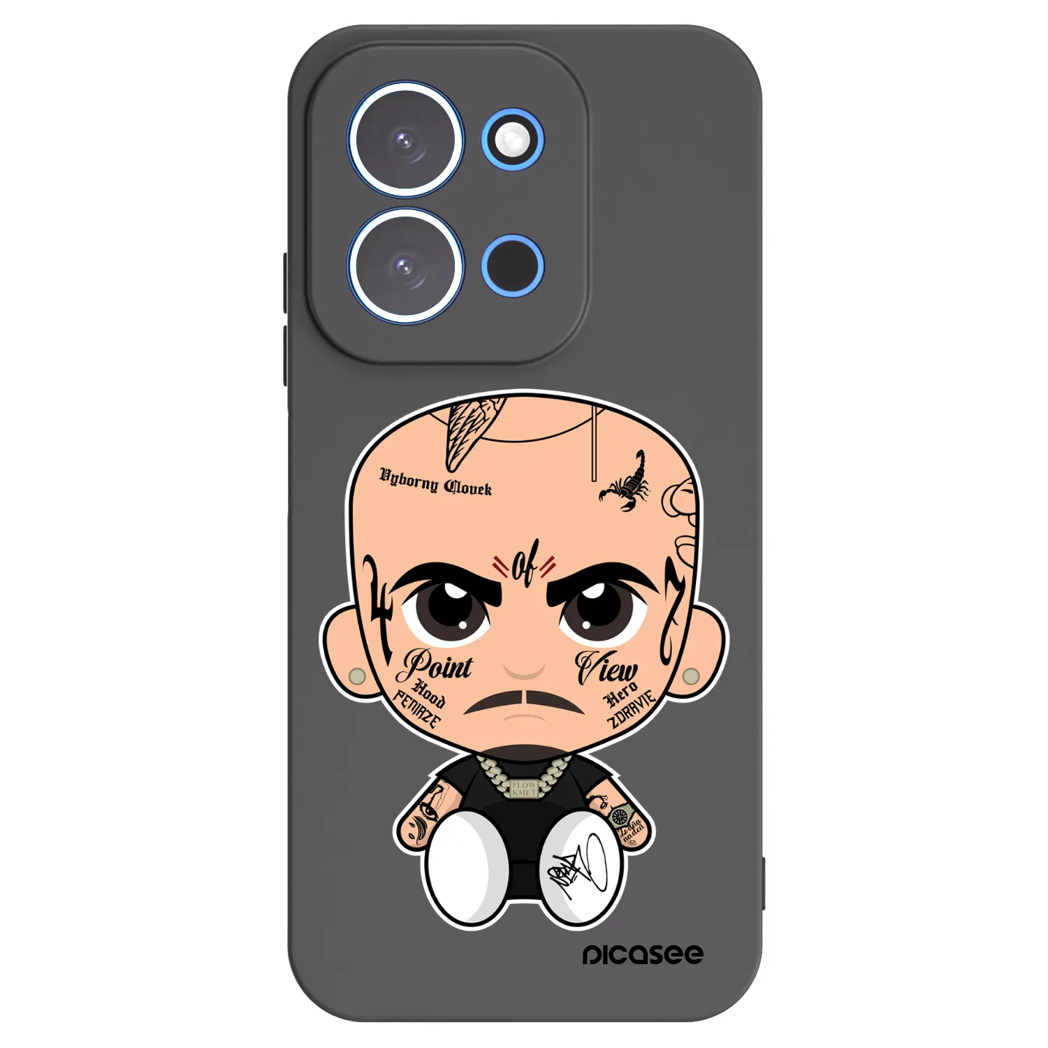Picasee silikónový čierny obal pre Xiaomi Redmi 15C 4G - Separ
