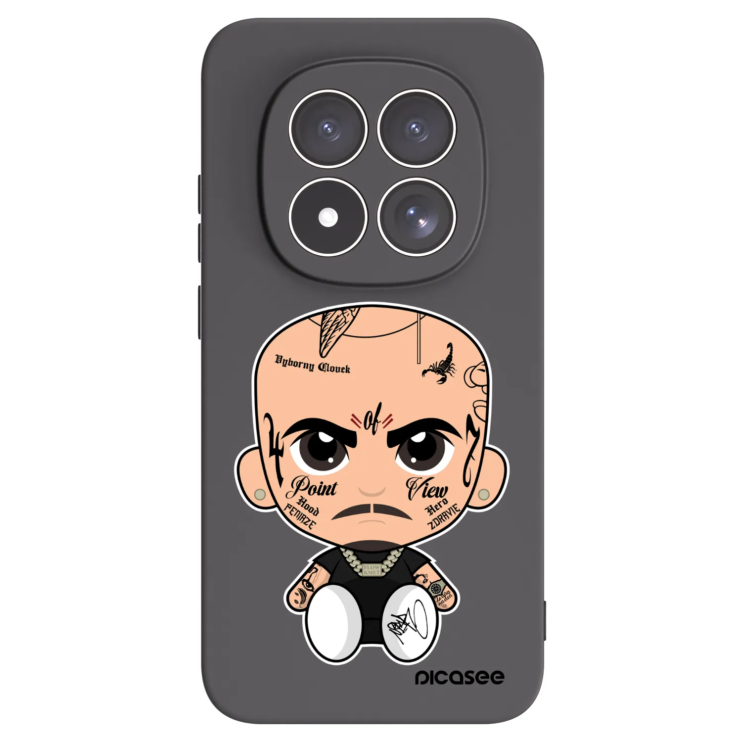 Picasee silikónový čierny obal pre Xiaomi Redmi Note 15 Pro 4G - Separ