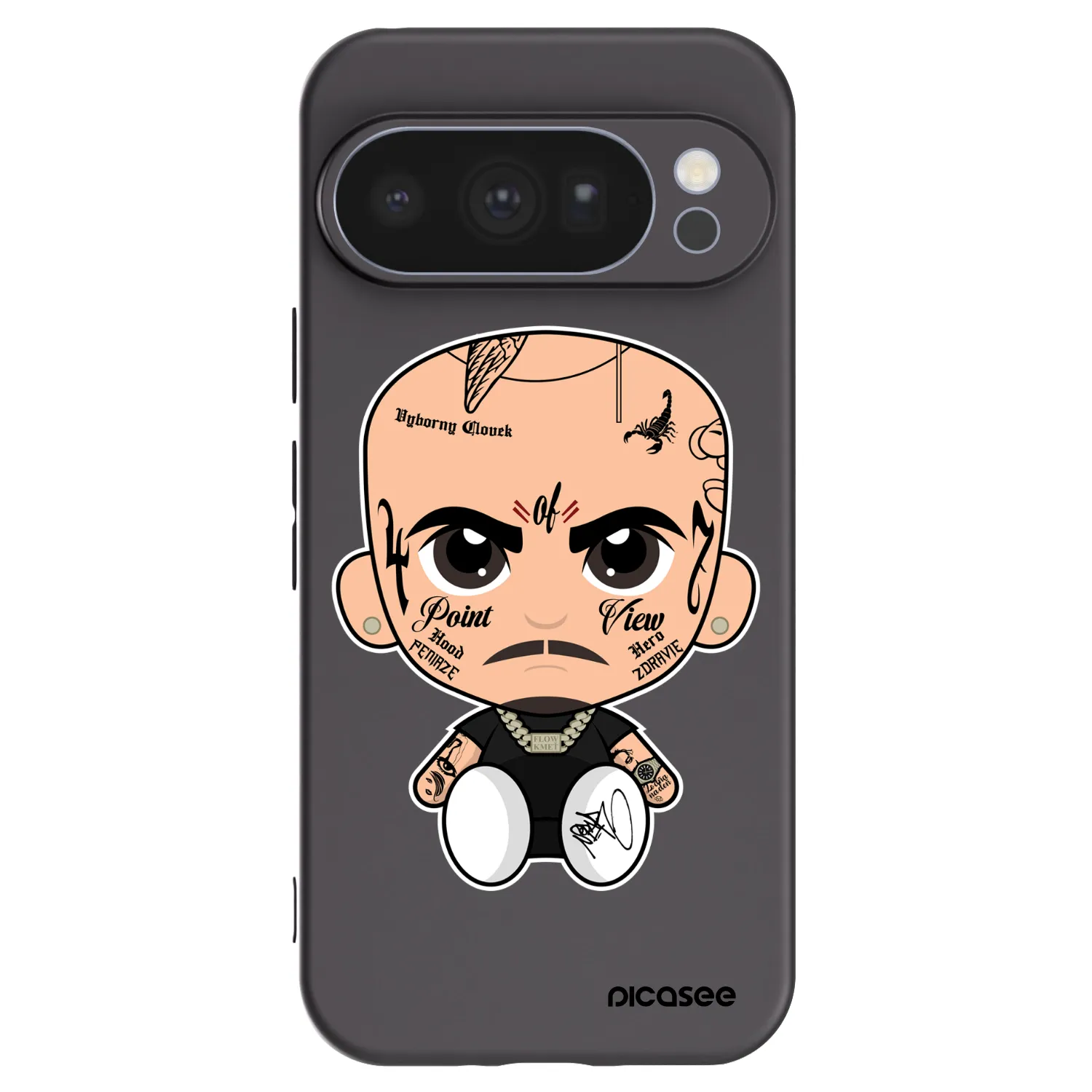 Picasee silikónový čierny obal pre Google Pixel 10 Pro - Separ