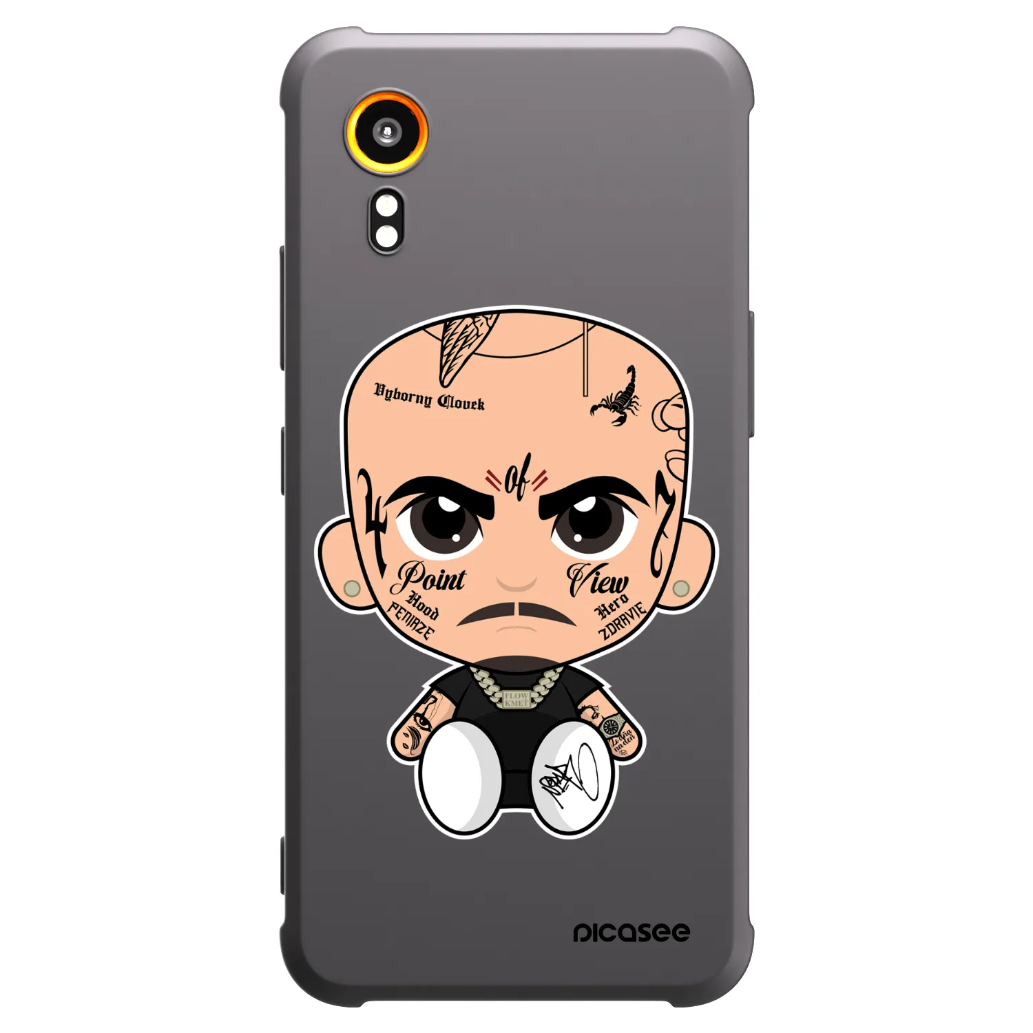 Picasee silikónový čierny obal pre Samsung Galaxy Xcover 7 - Separ