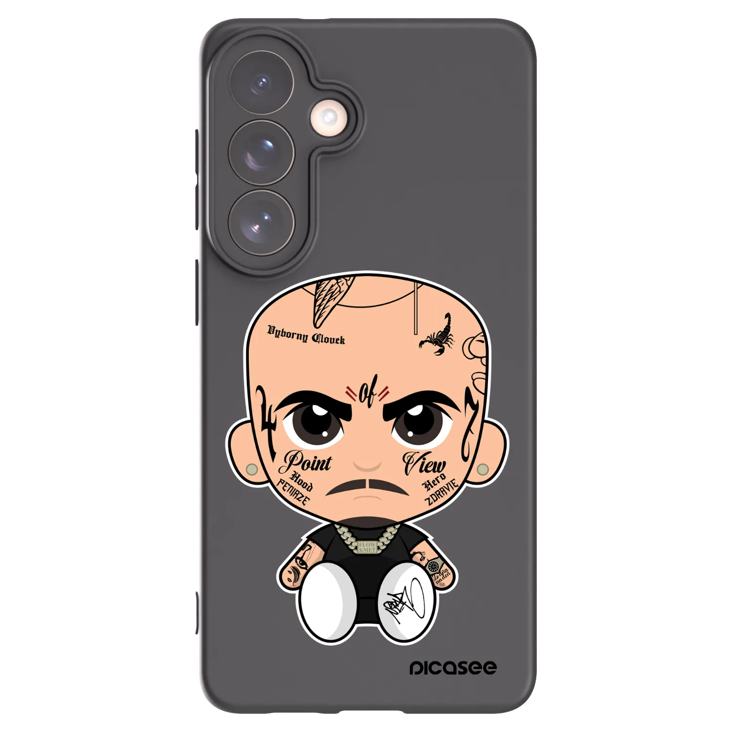 Picasee silikónový čierny obal pre Samsung Galaxy S26+ - Separ