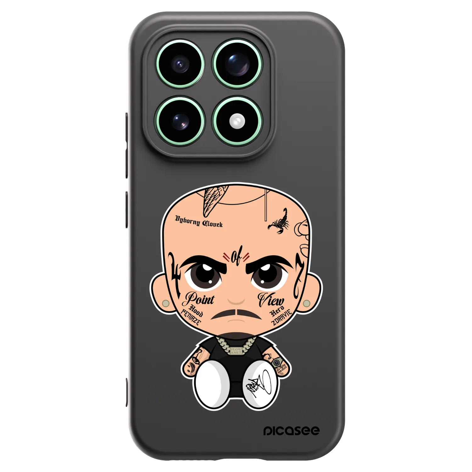 Picasee silikónový čierny obal pre Xiaomi 17 - Separ