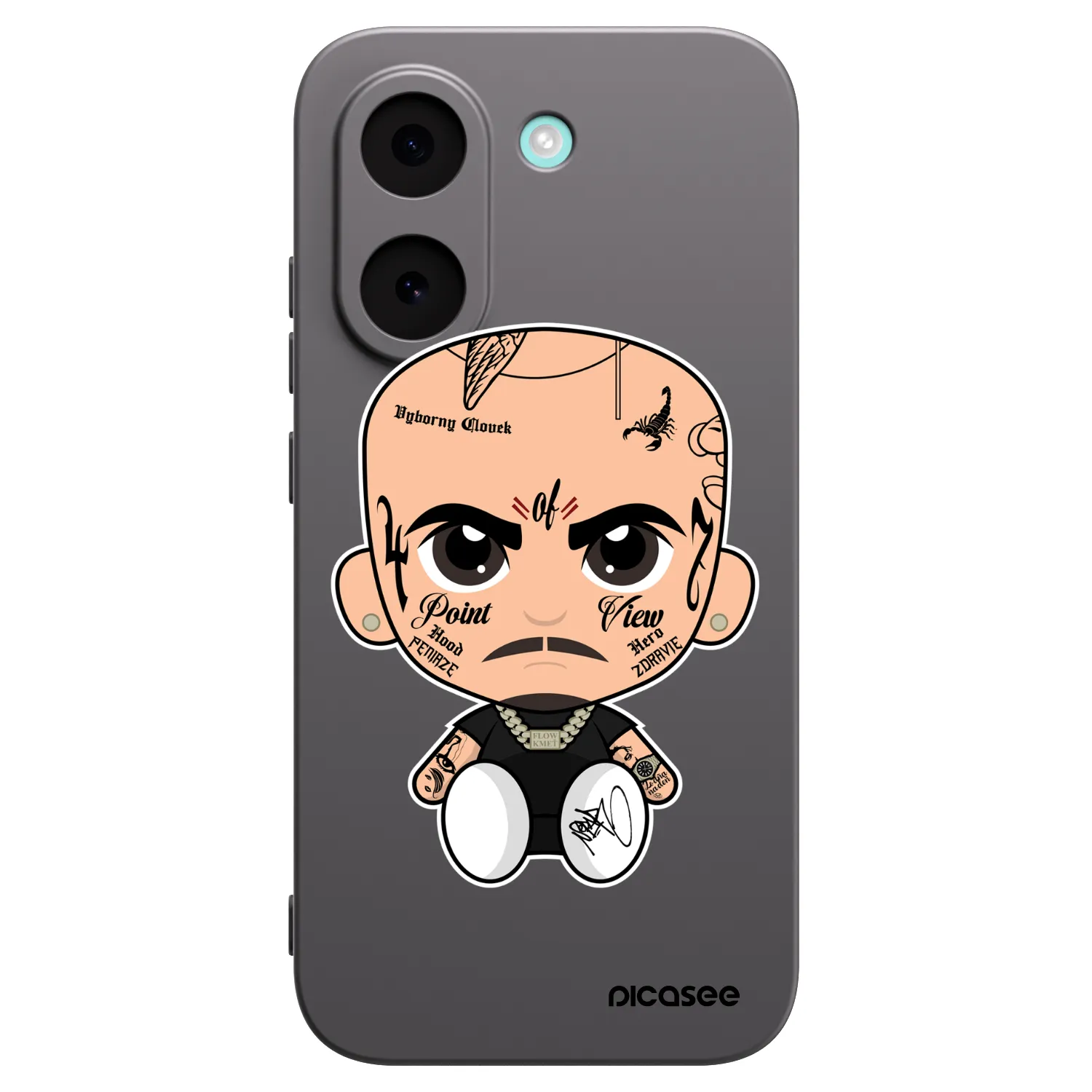 Picasee silikónový čierny obal pre Xiaomi Poco X8 Pro - Separ