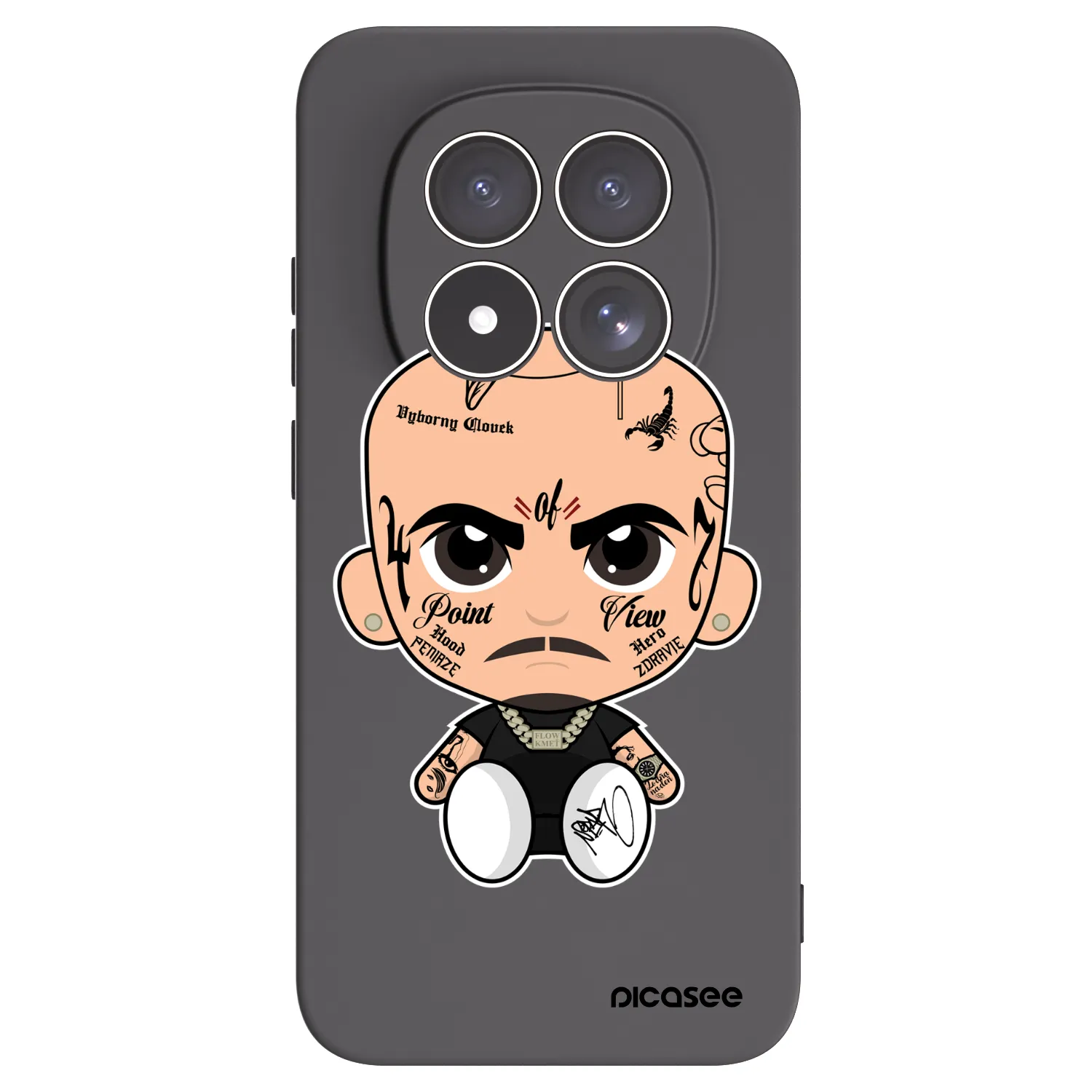 Picasee silikónový čierny obal pre Xiaomi Redmi Note 15 Pro 5G - Separ