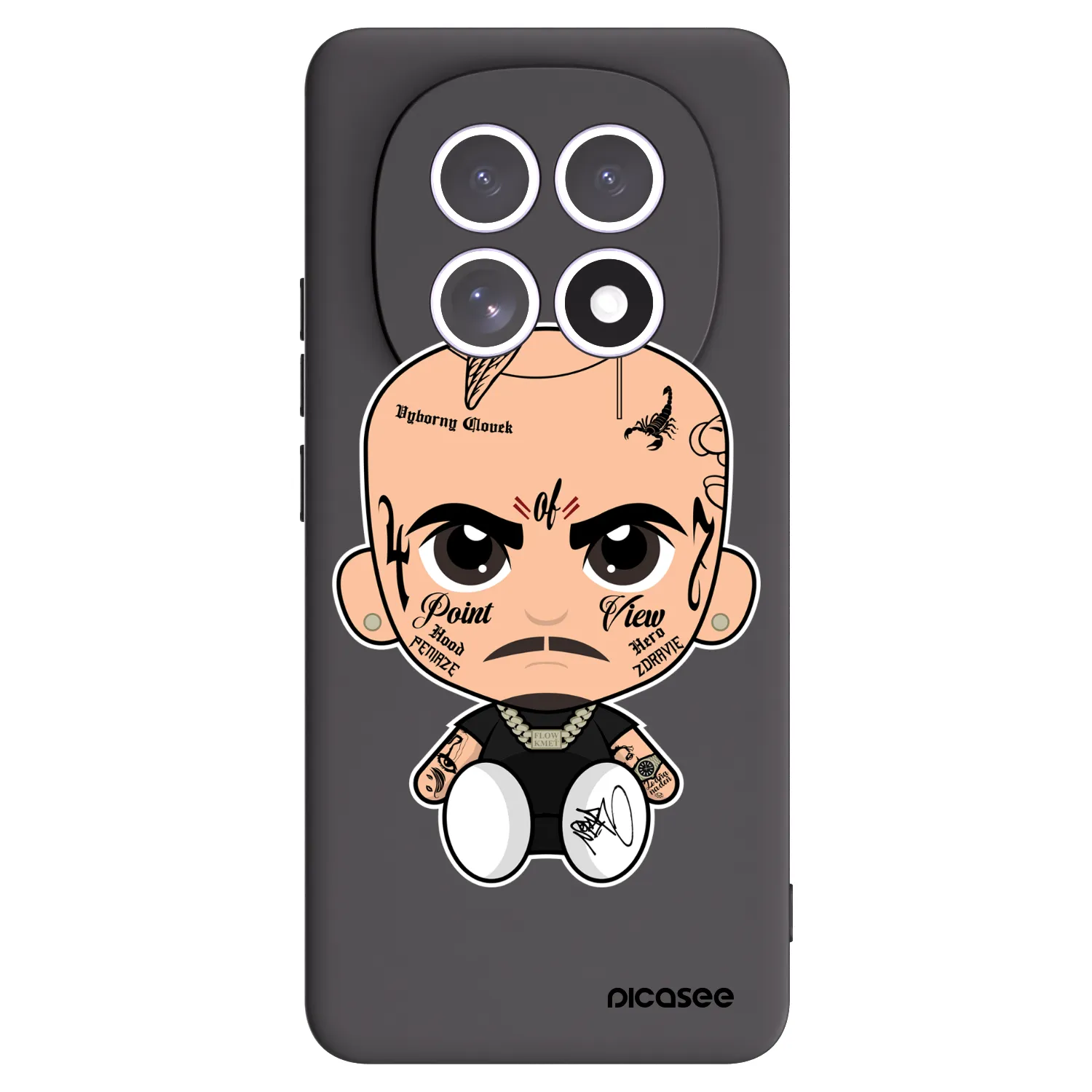 Picasee silikónový čierny obal pre Xiaomi Redmi Note 15 5G - Separ