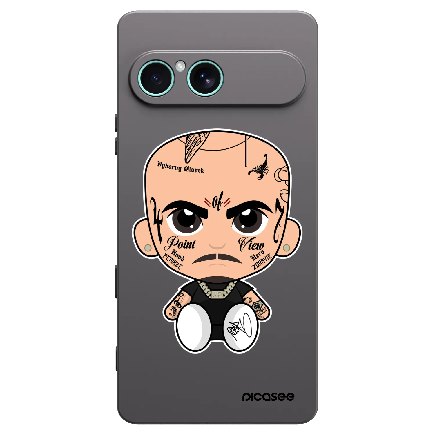 Picasee silikónový čierny obal pre Sony Xperia 10 VII - Separ
