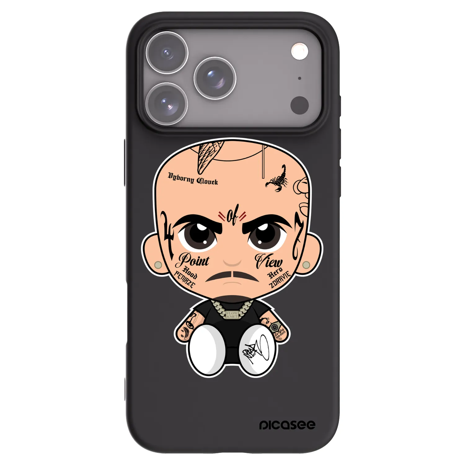Picasee silikónový čierny obal pre Apple iPhone 18 Pro Max - Separ