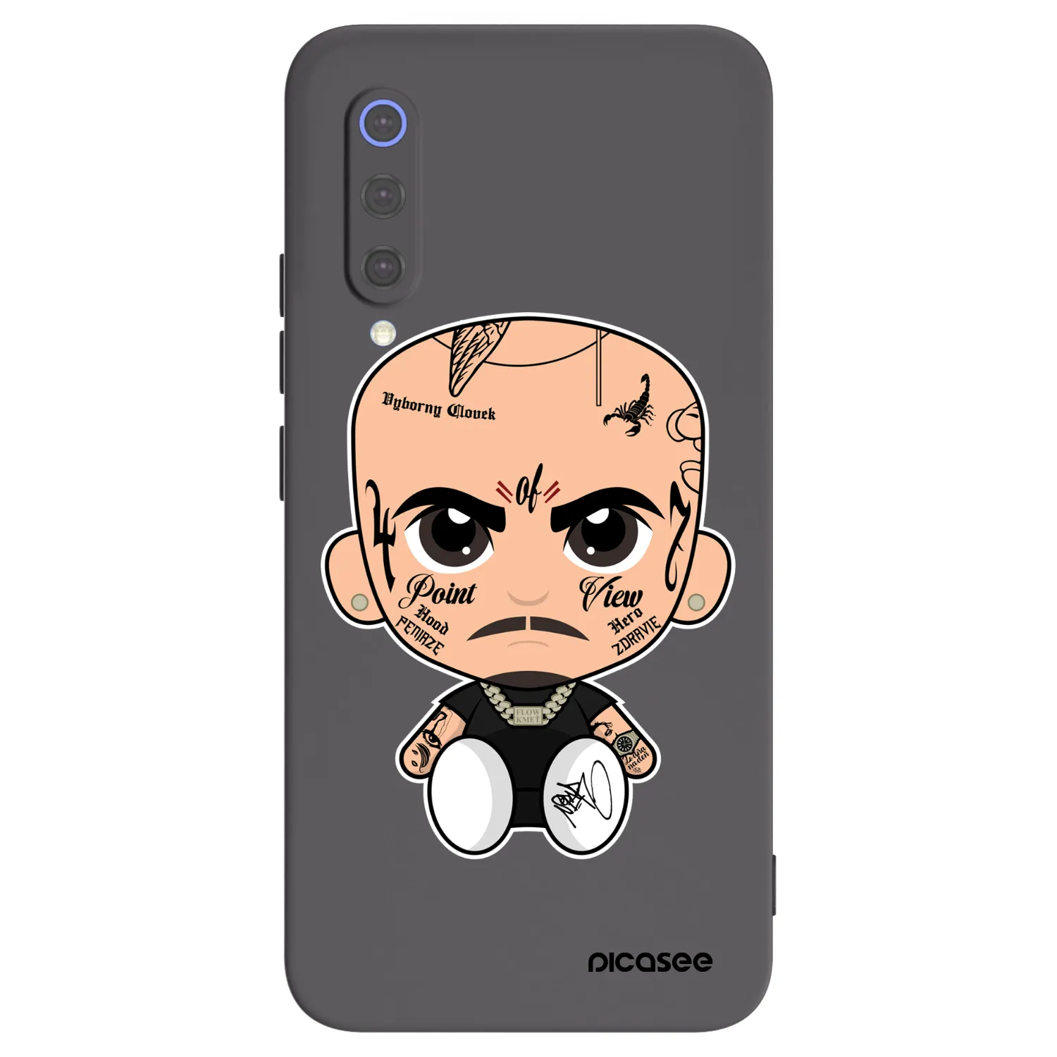 Picasee silikónový čierny obal pre Xiaomi Mi 9 SE - Separ