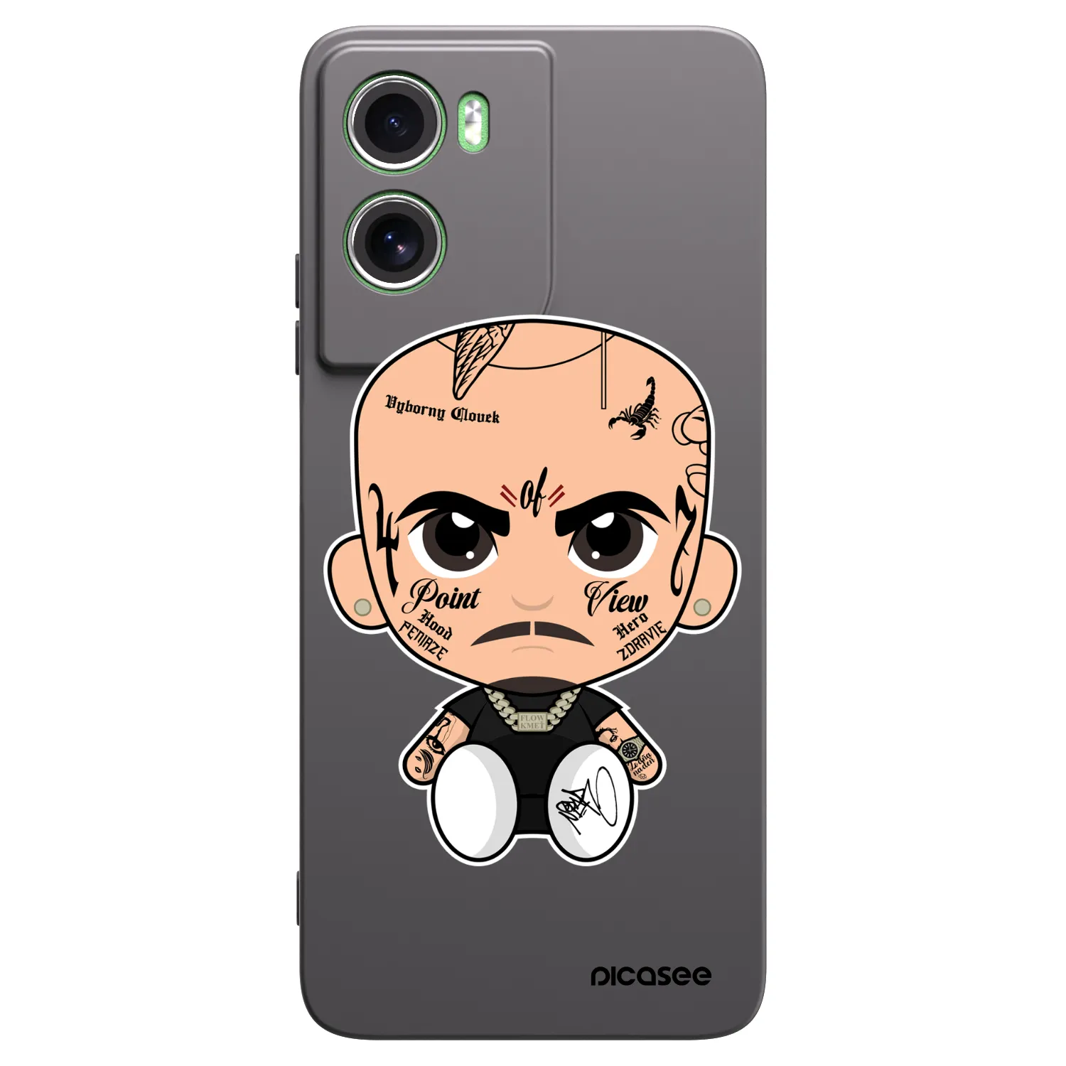Picasee silikónový čierny obal pre Motorola Moto G06 - Separ