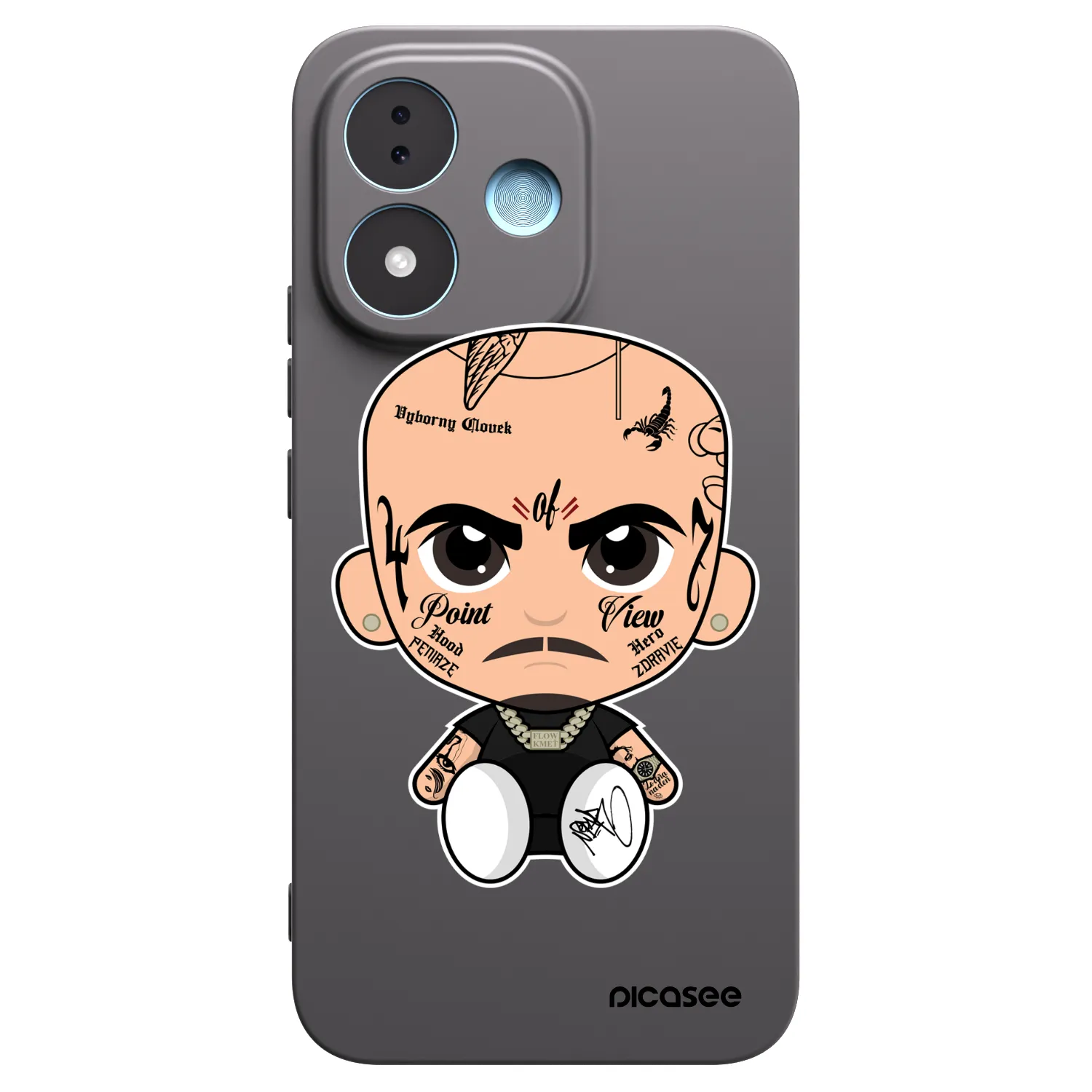 Picasee silikónový čierny obal pre Xiaomi Redmi Note 17 5G - Separ